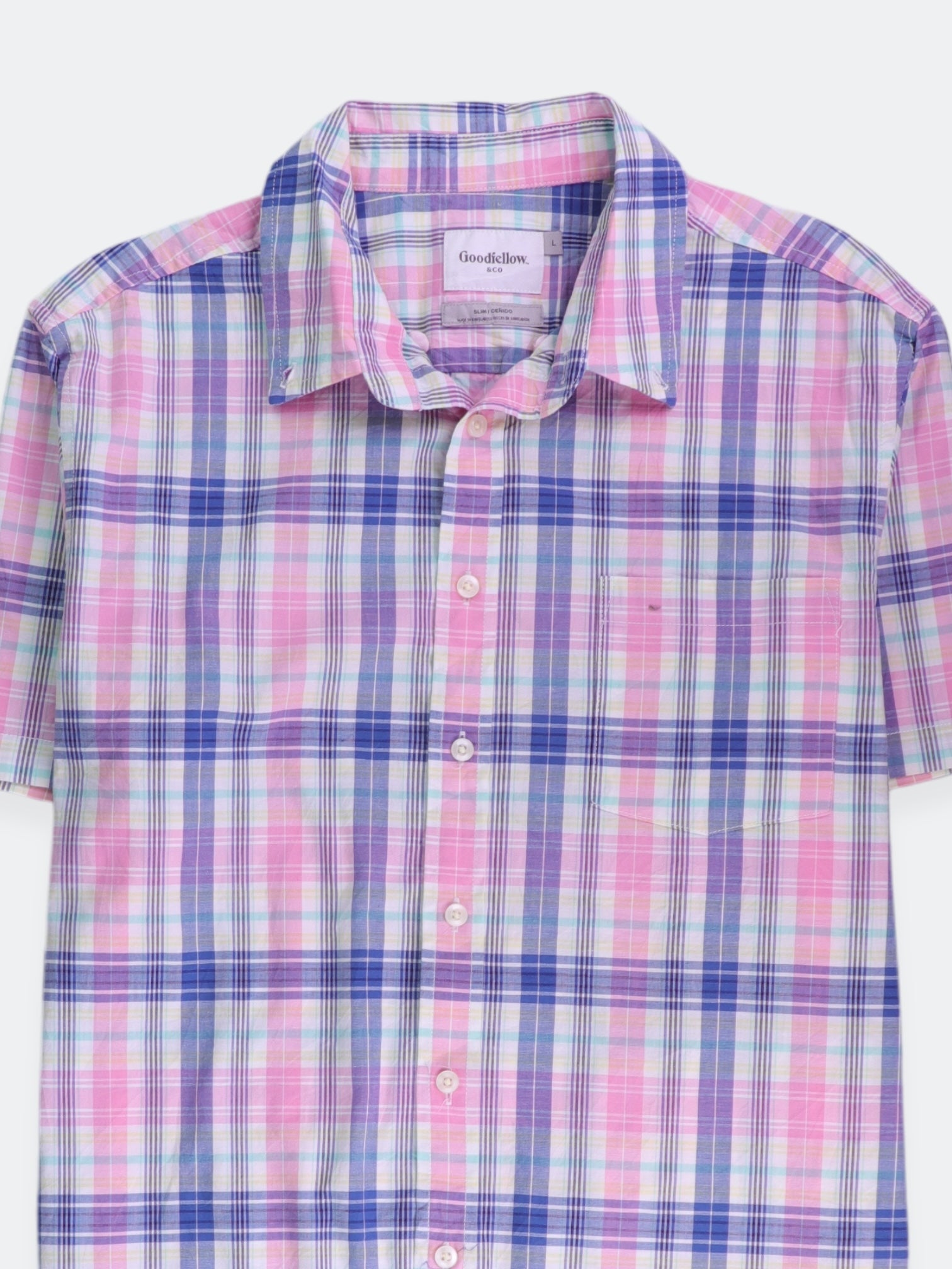 Goodiefellow Camisa Plaid Types - Hombre - Large