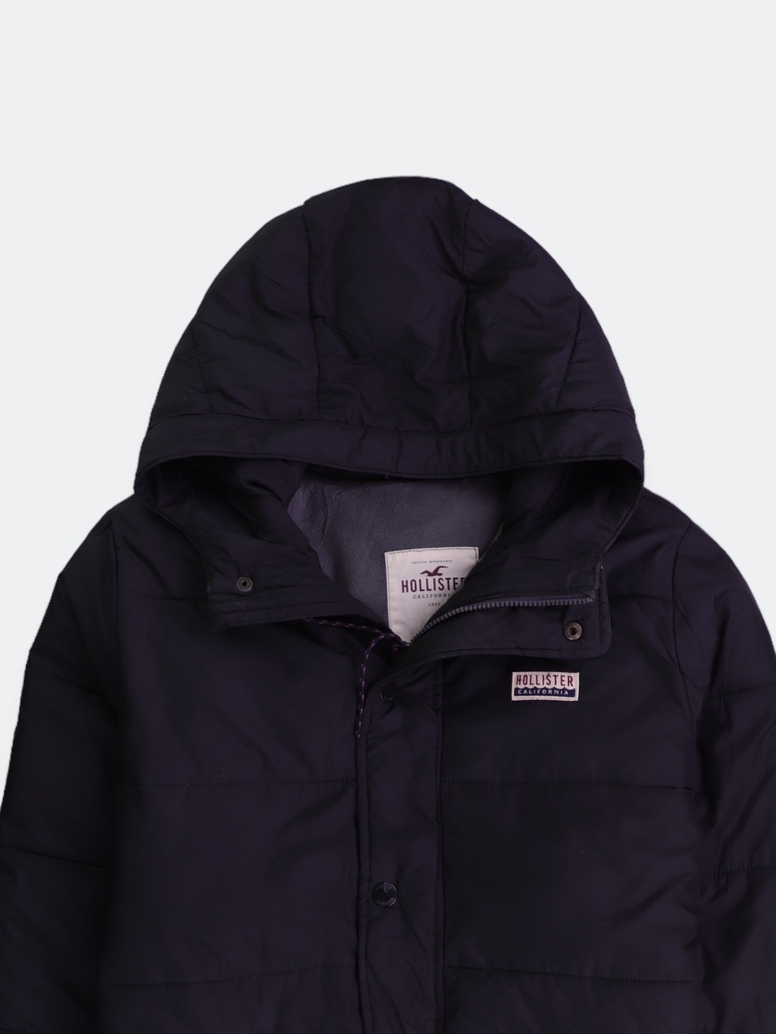 Hollister Chaqueta Puffer Impermeable - Hombre - Small