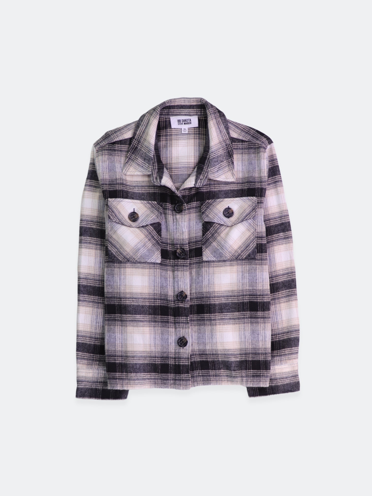 BB DAKOTA  Chaqueta Sobrecamisa Plaid Types - Mujer - XL