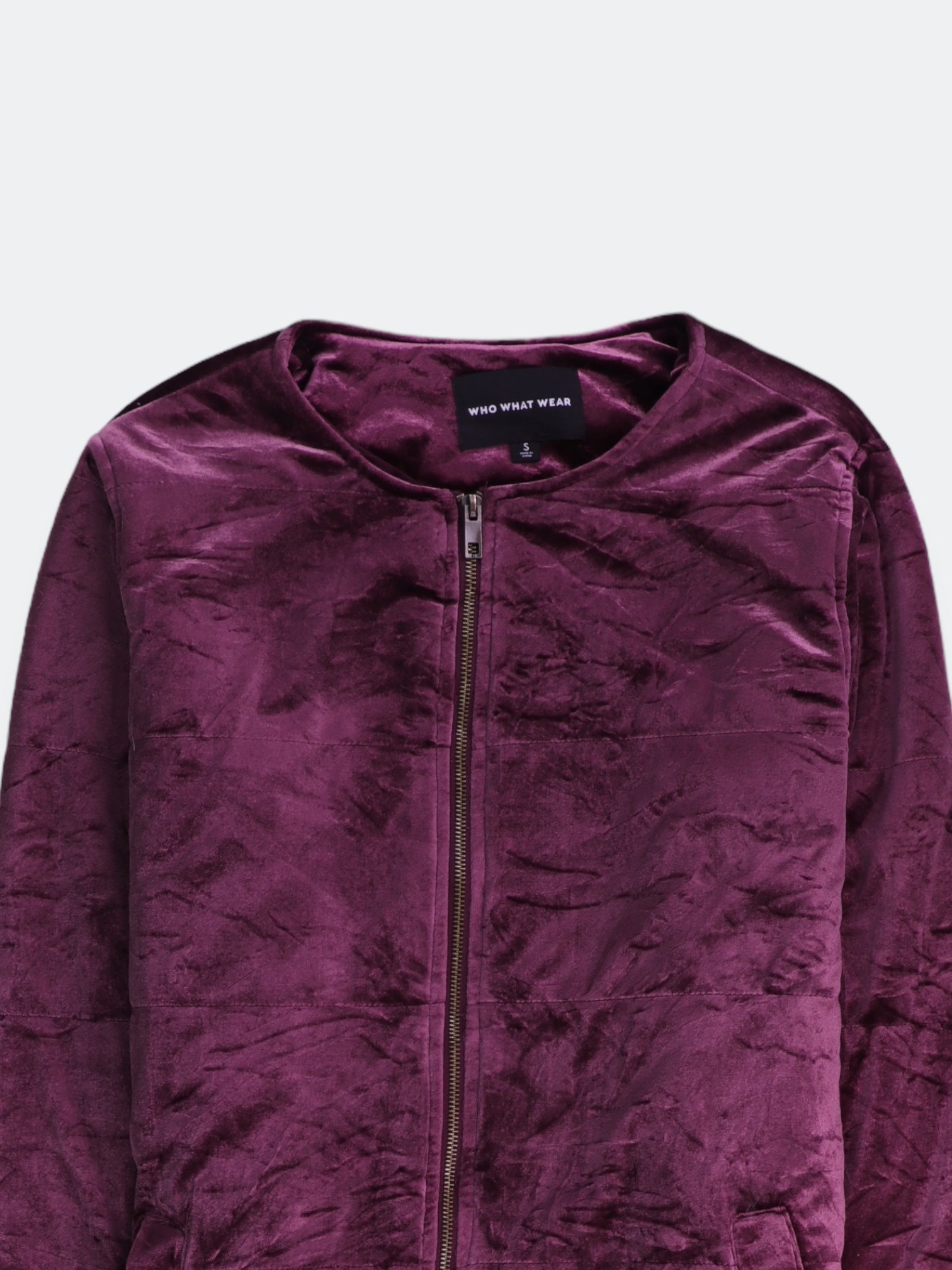 WHO WHAT WEAR  Chaqueta Casual Velvet - Mujer - Small