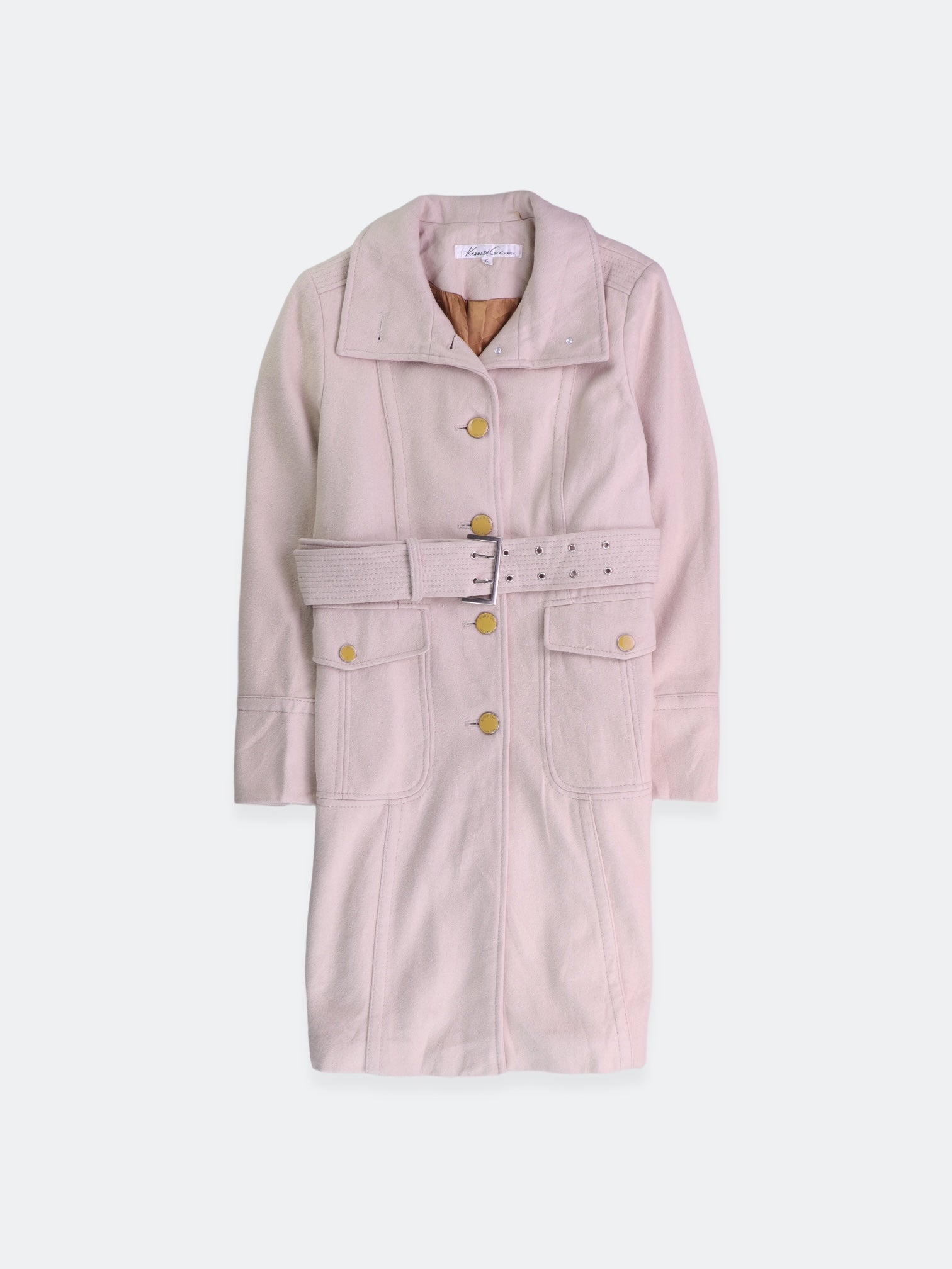 Kenneth Cole Abrigo Trench Coat Casual - Mujer - 6