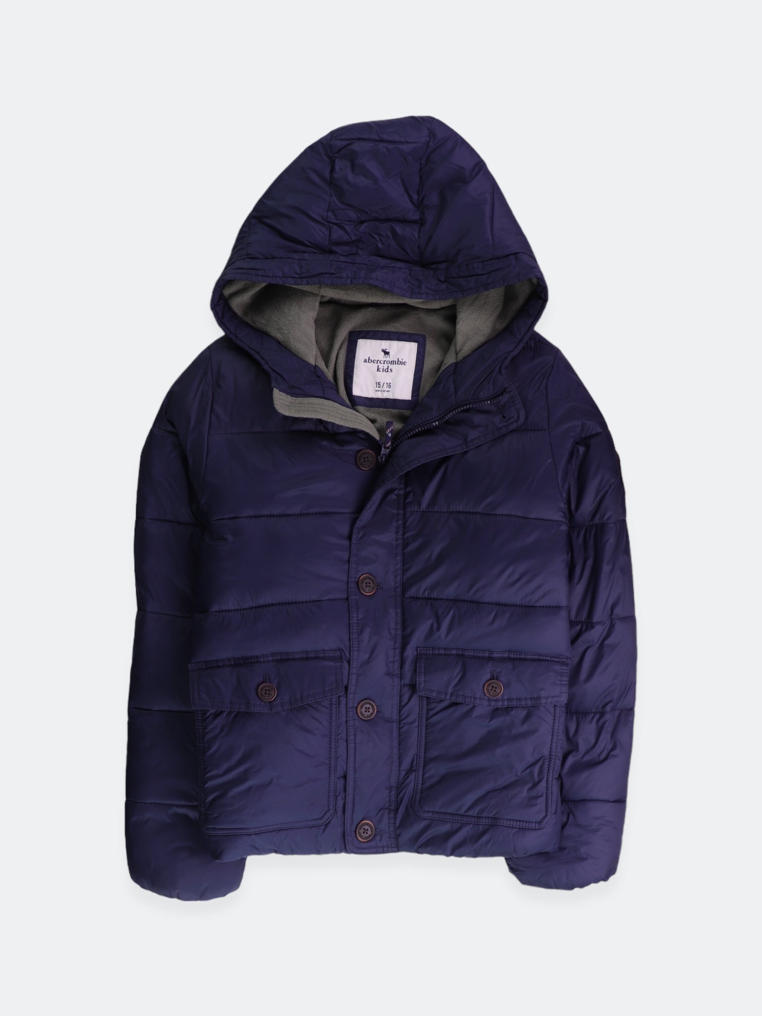 Abercrombie & Fitch Chaqueta Impermeable Puffer - Niño - Medium -  15-16Y (Años)