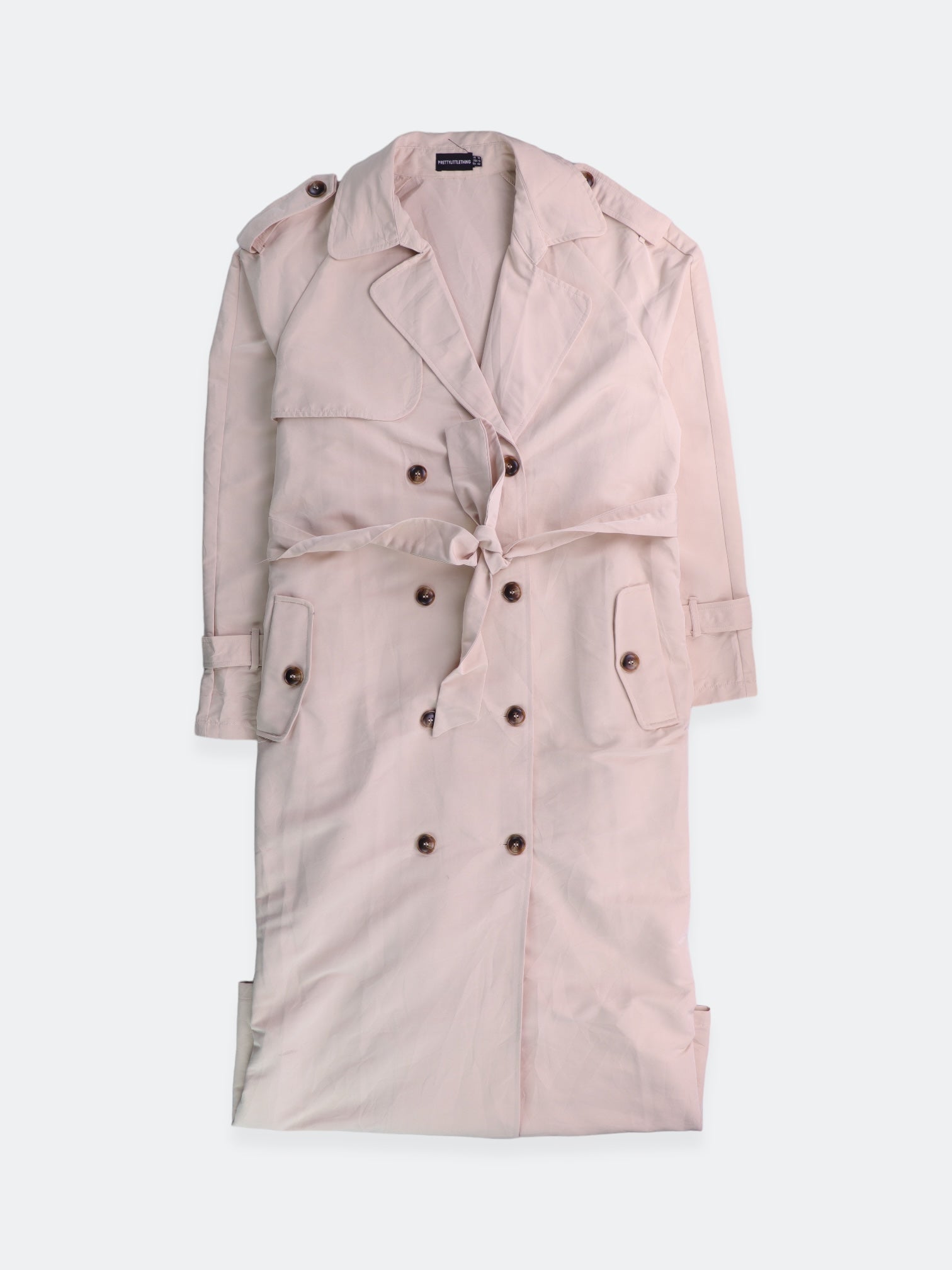 PRETTY LITTLE THINGS Abrigo Trench Coat Casual - Mujer - 10