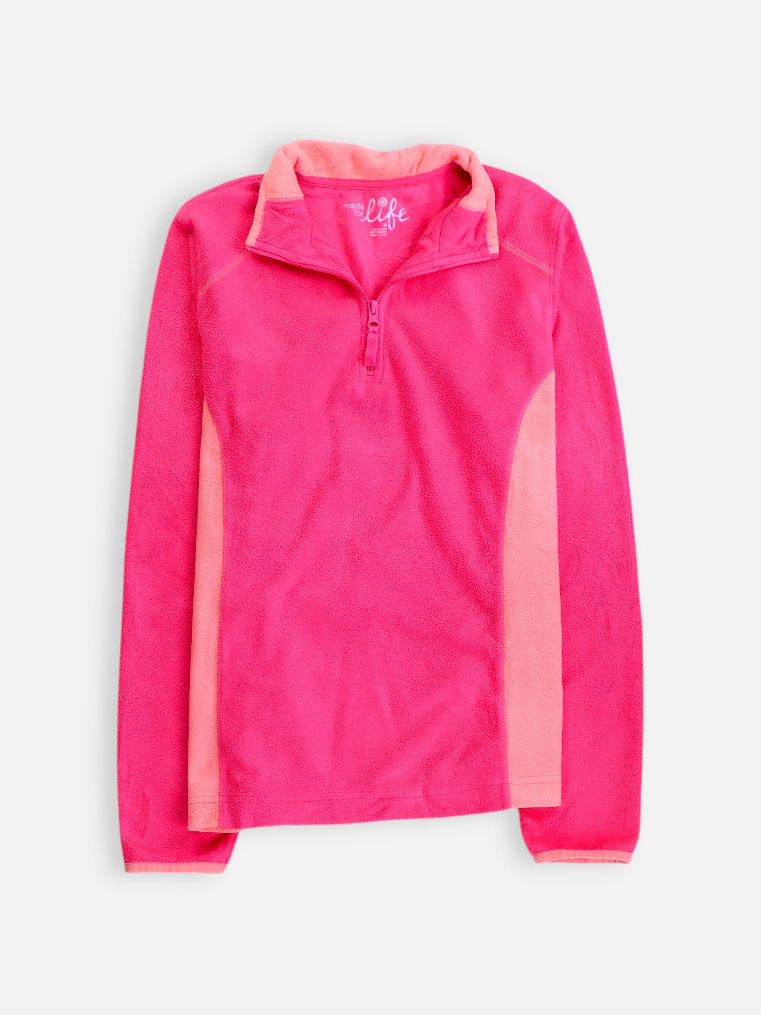 Sueter Fleece Color Block - Mujer - Medium