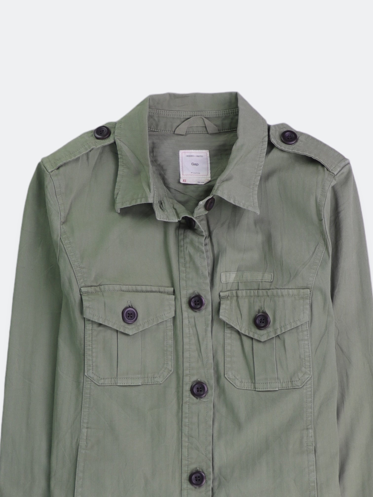 GAP Chaqueta Militar Cargo - Mujer - XS