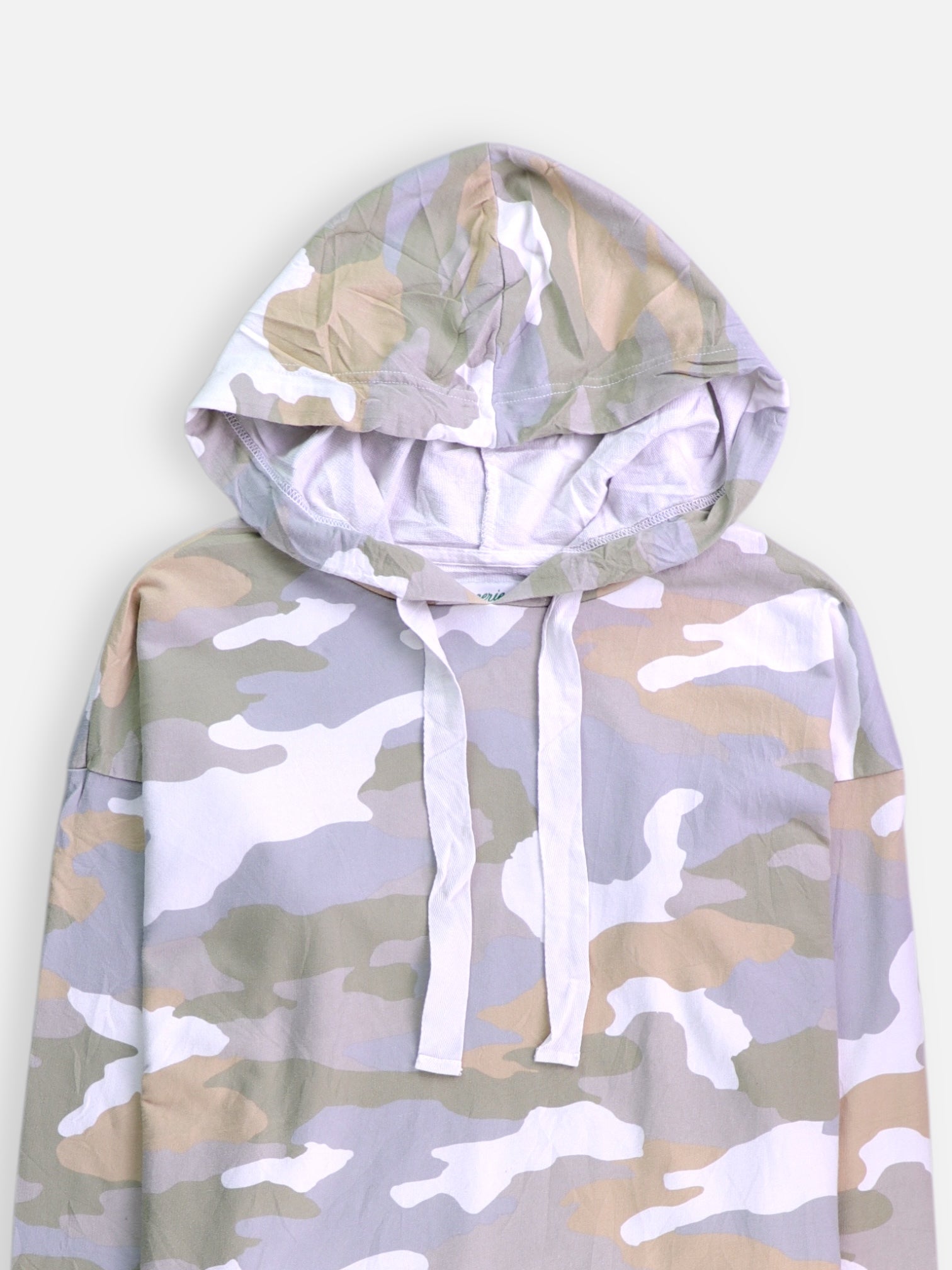 Sudadera Hoodie Militar - Mujer - XS