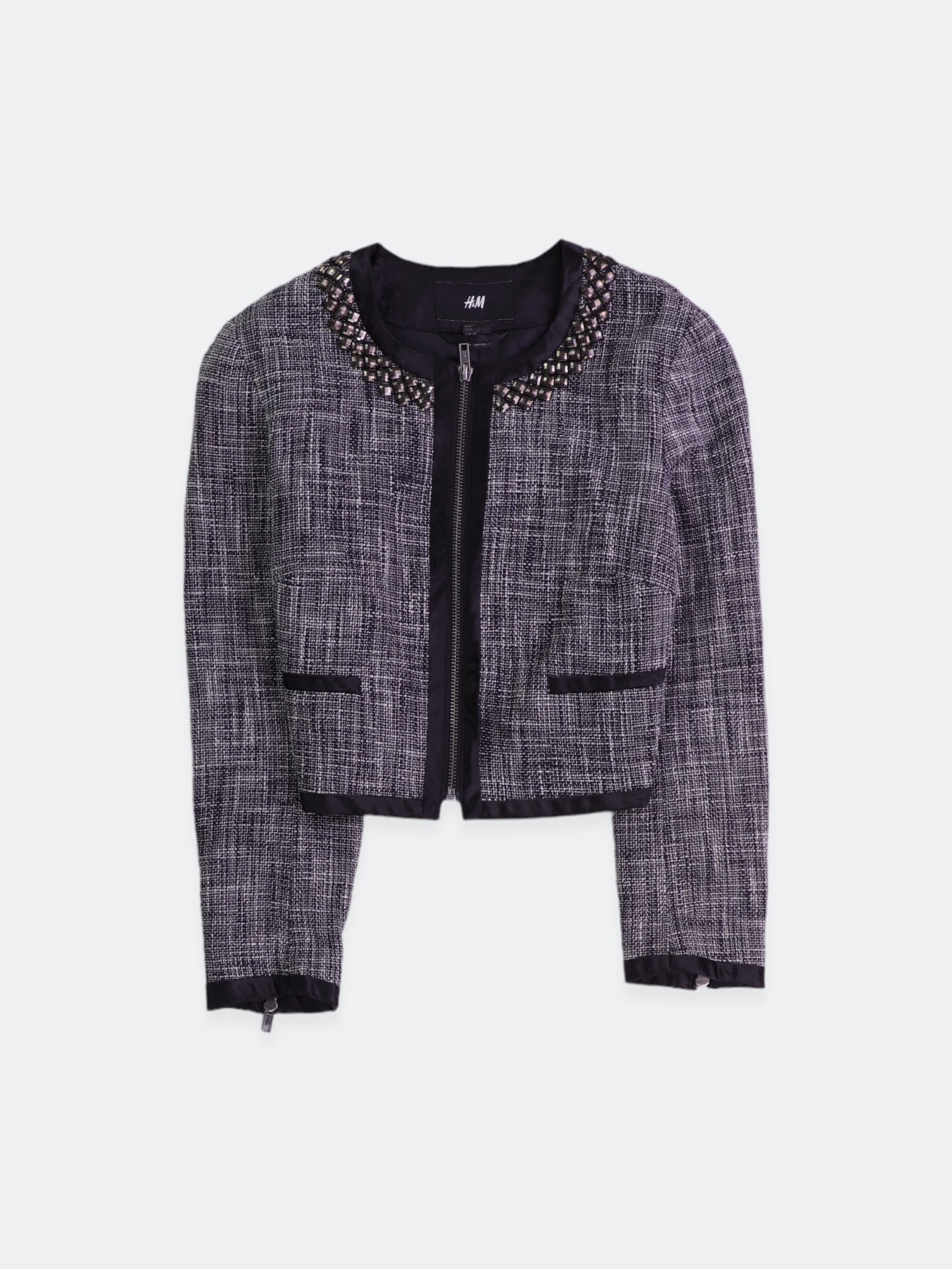 H&M Chaqueta Casual Crop Top - Mujer - 4