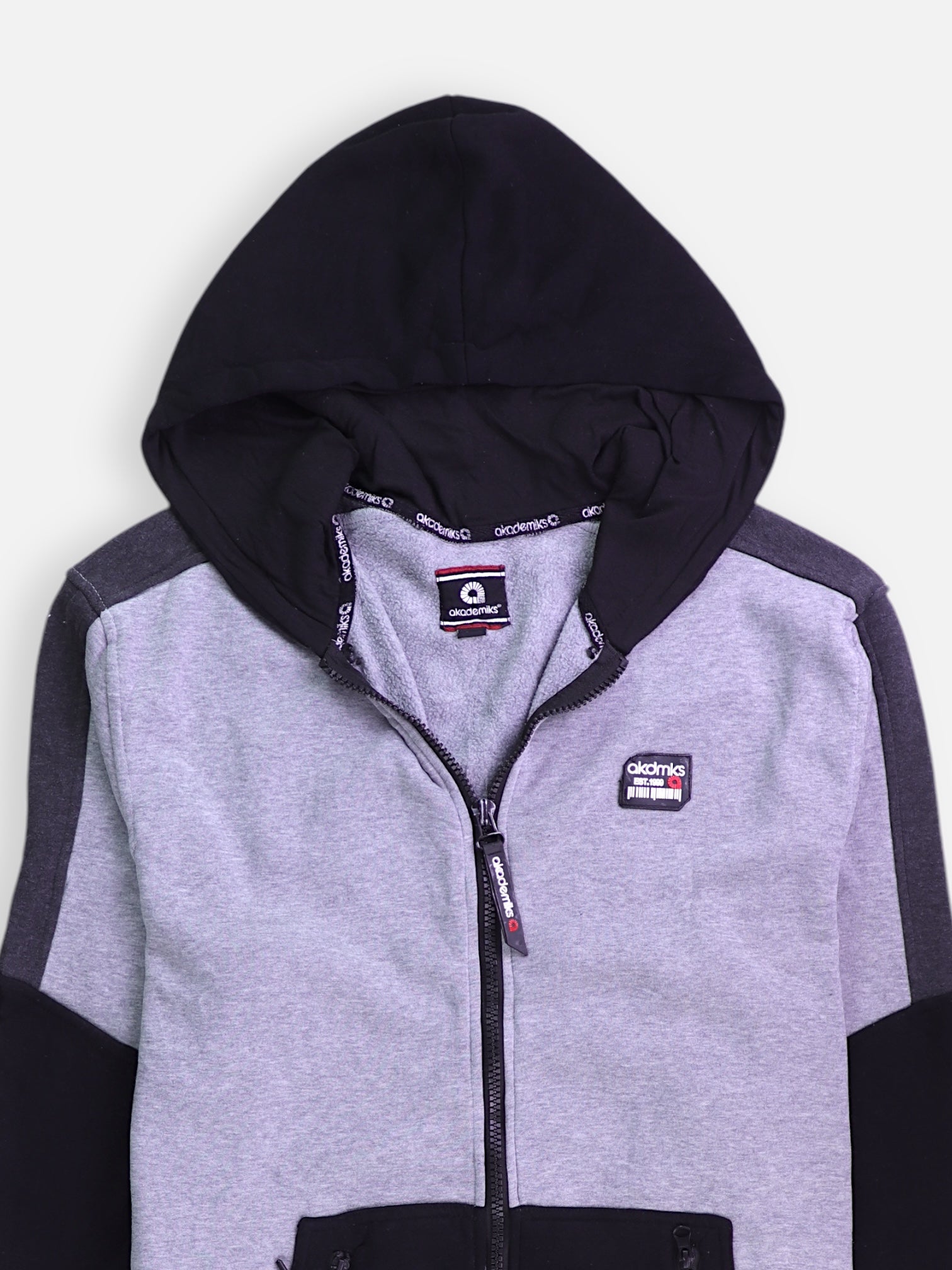 Sudadera Hoodie Color Block - Hombre - 2XL