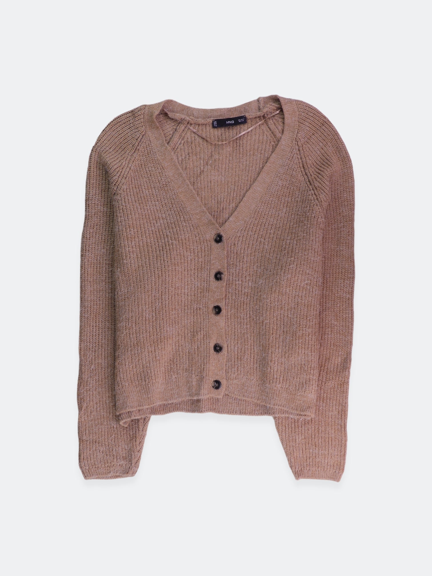 MANGO Sueter Cardigan Casual - Mujer - Small