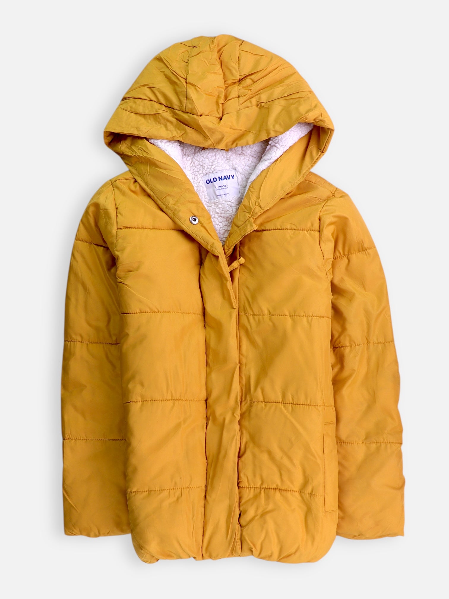 Old Navy Chaqueta Puffer Impermeable - Niño - Large - 10-12Y (Años)