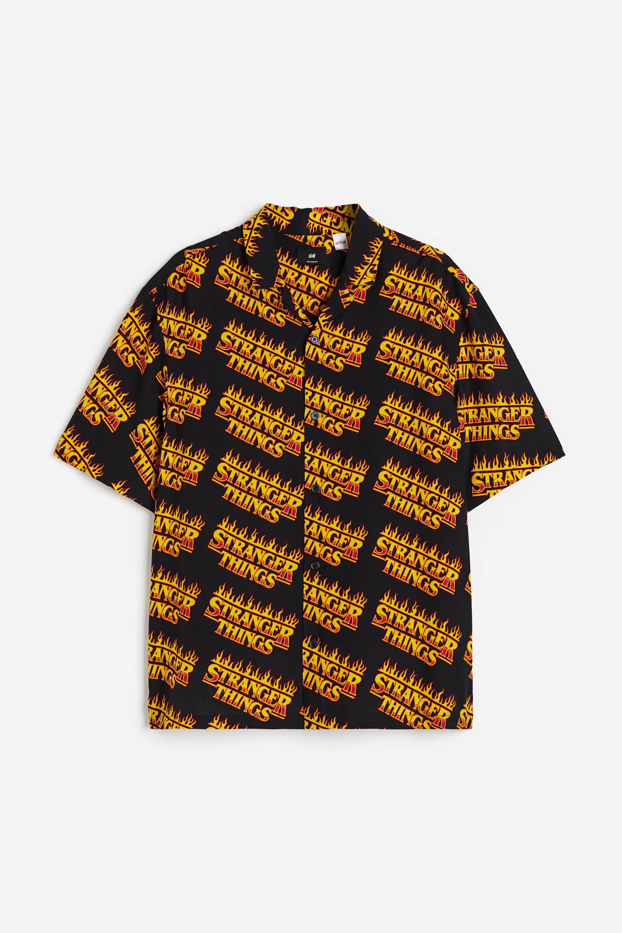 Stranger Things Camisa Casual - Hombre - Medium