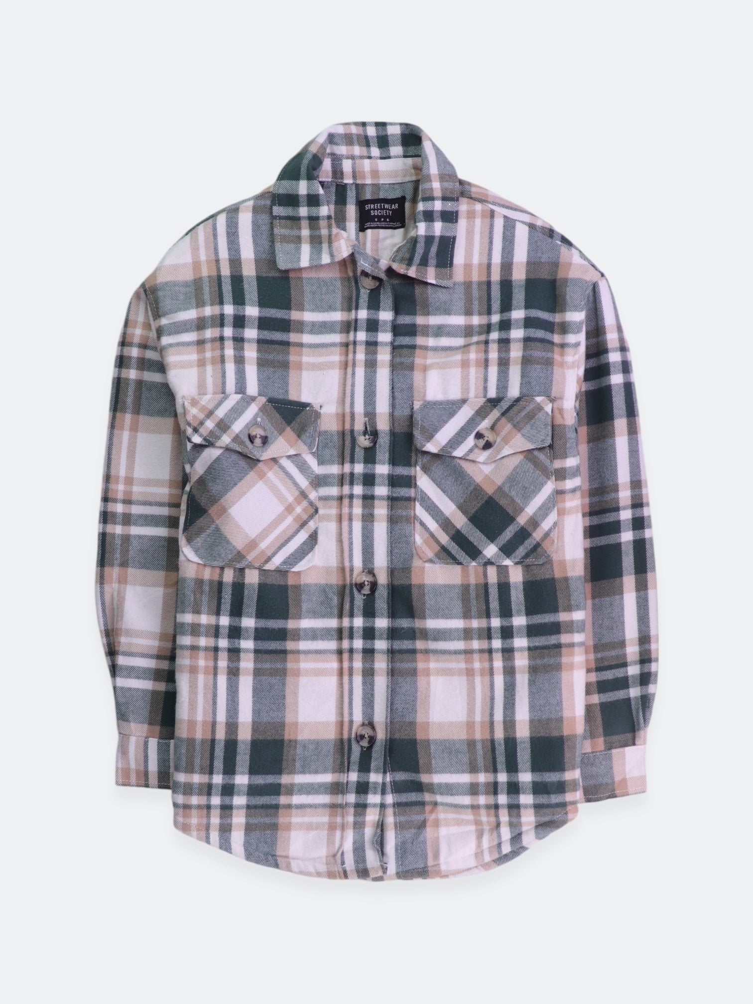 Chaqueta Sobrecamisa Plaid Types - Mujer - Small