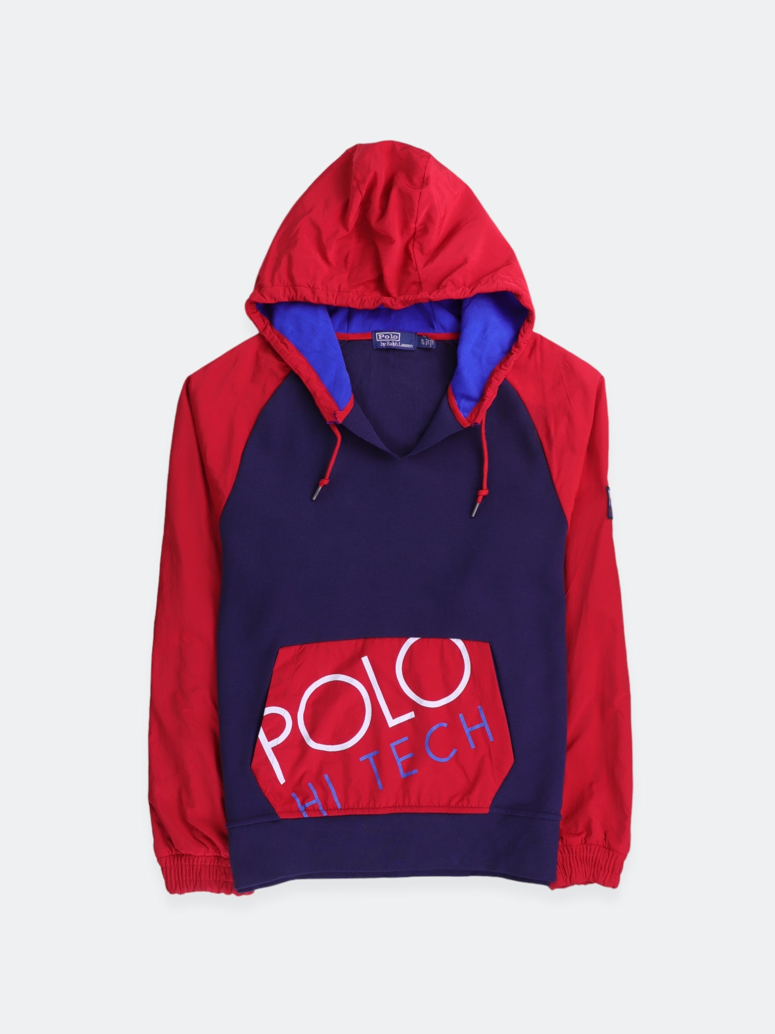 Polo Ralph Lauren Sudadera Hoodie Color Block - Hombre - XL