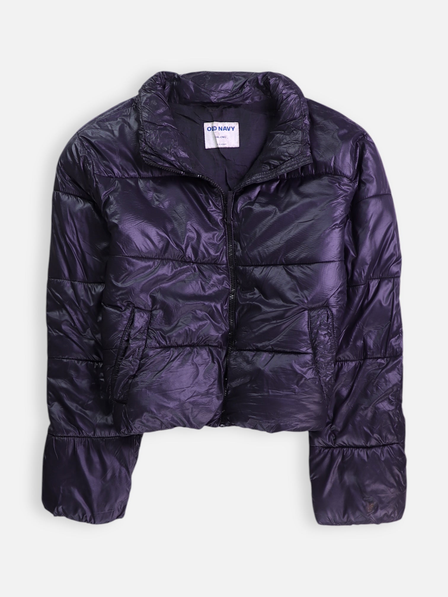 Old Navy Chaqueta Puffer Impermeable - Niña - 2XL - 16-18Y (Años)