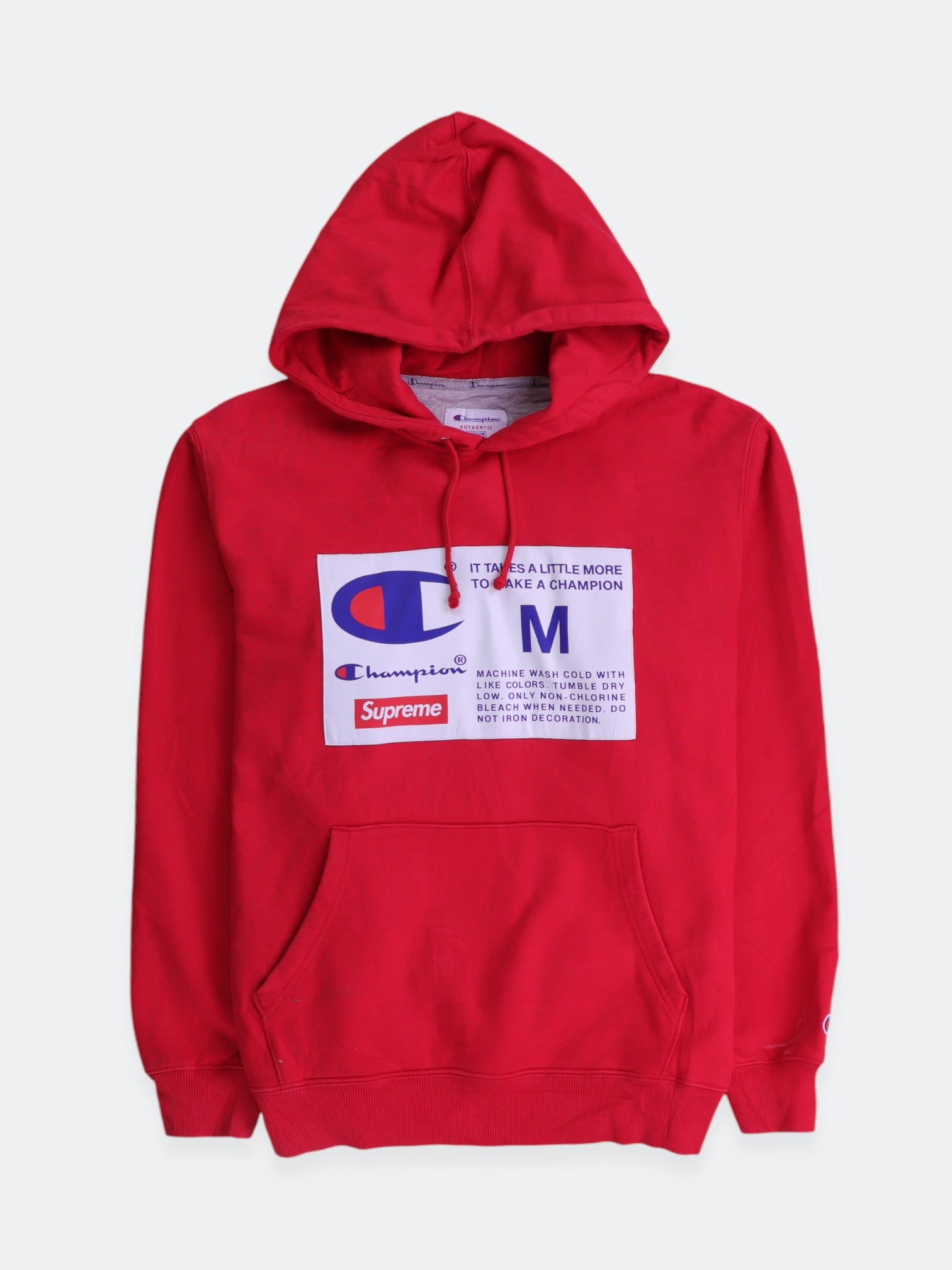 Supreme Sudadera Hoodie Basic - Hombre - Medium