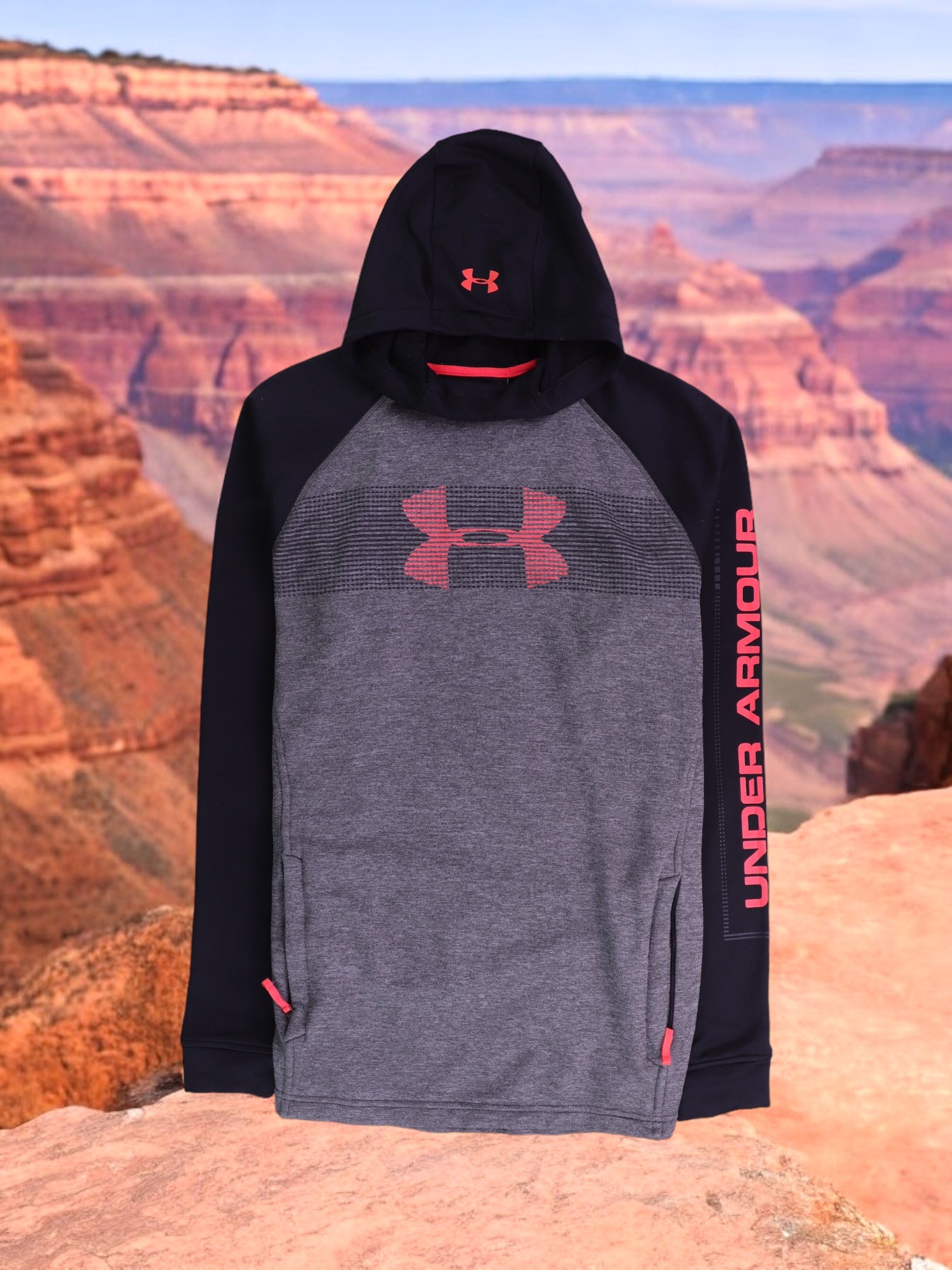 Under Armour Sudadera Hoodie Color Block - Hombre - Large