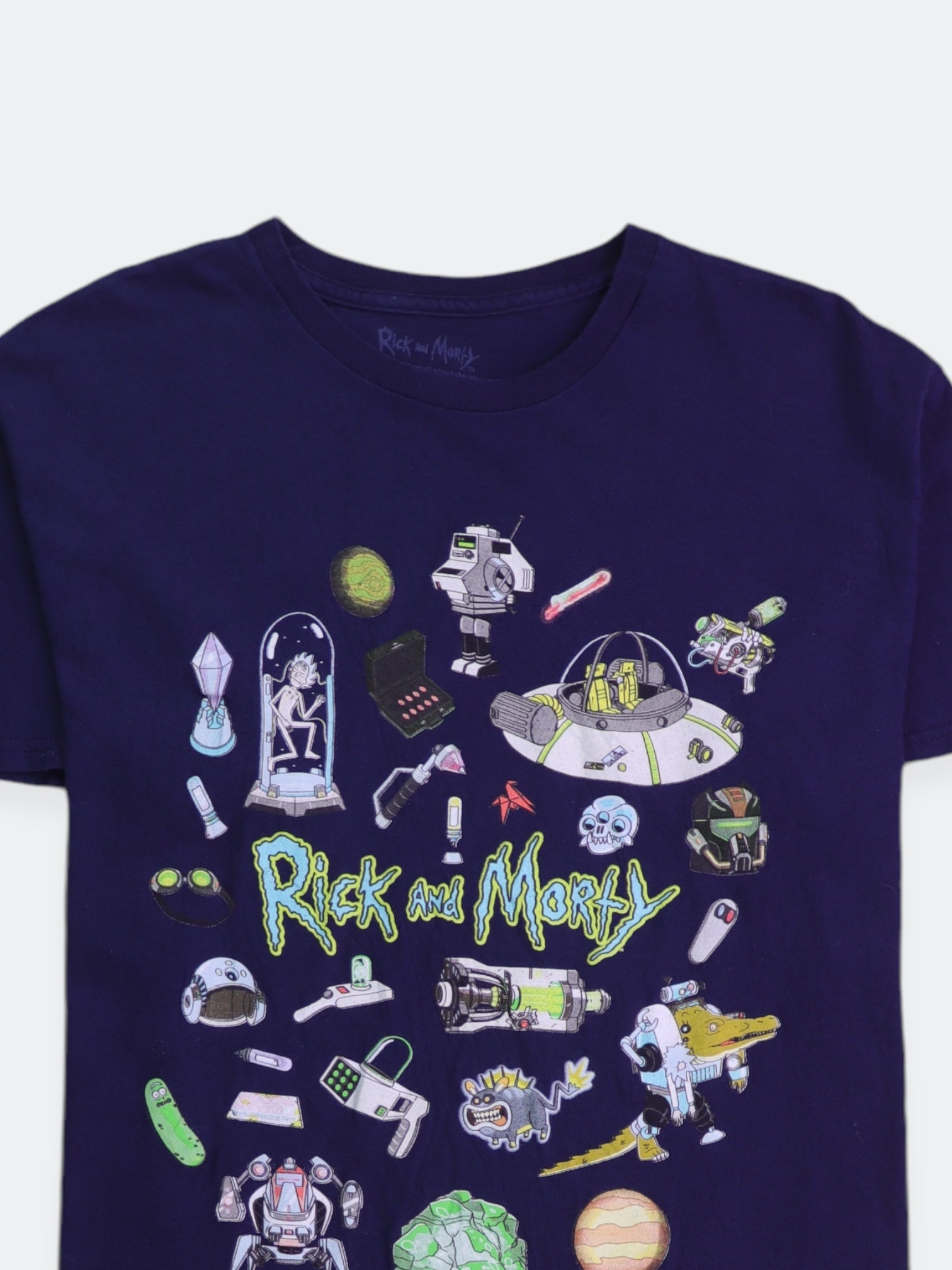 Rick & Morty Camiseta Grafica - Hombre - Large