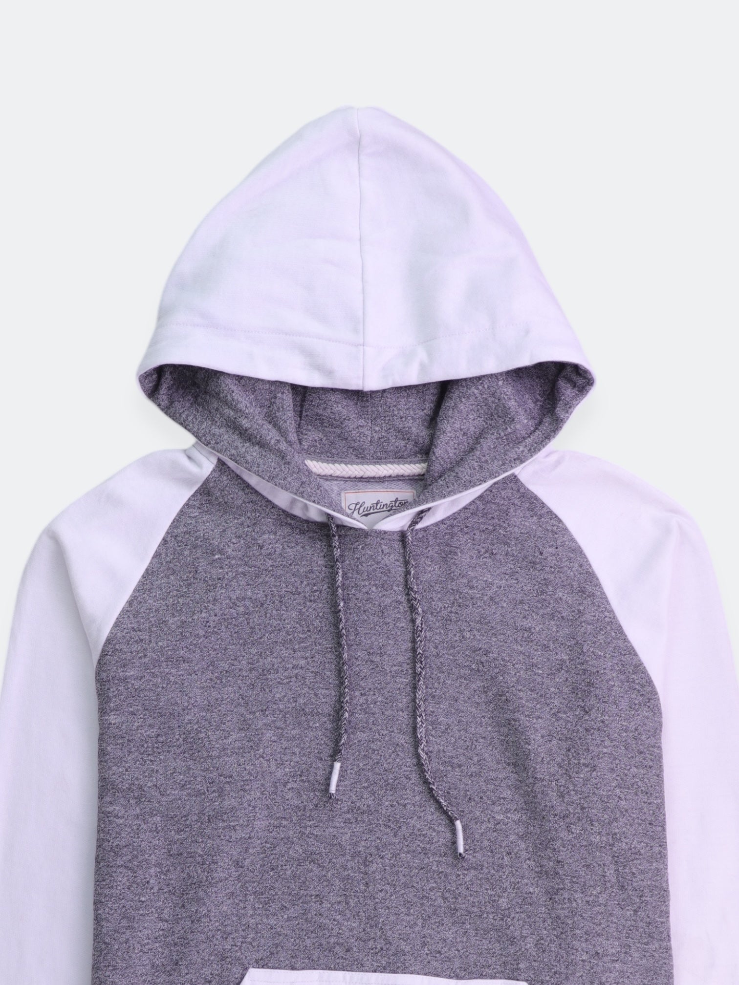 Sudadera Hoodie Color Block - Hombre - Medium