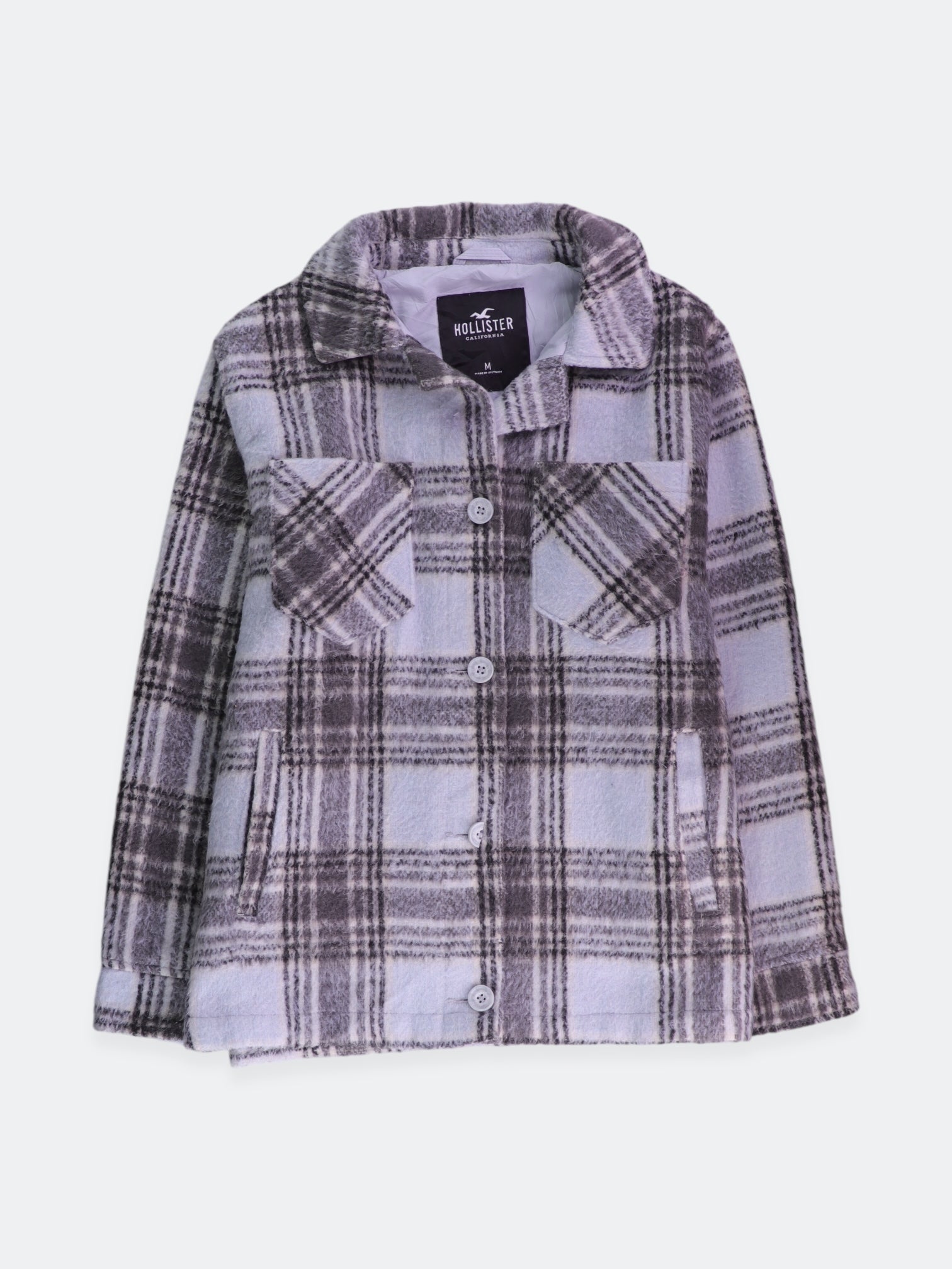 Hollister Chaqueta Sobrecamisa Plaid Types - Mujer - Medium