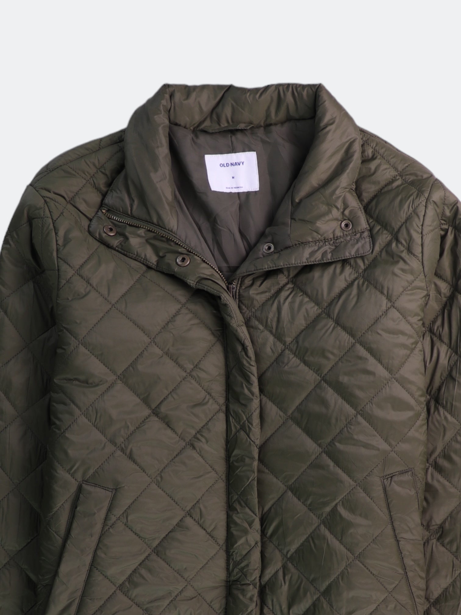 Old Navy Chaqueta Puffer Impermeable - Mujer - Medium