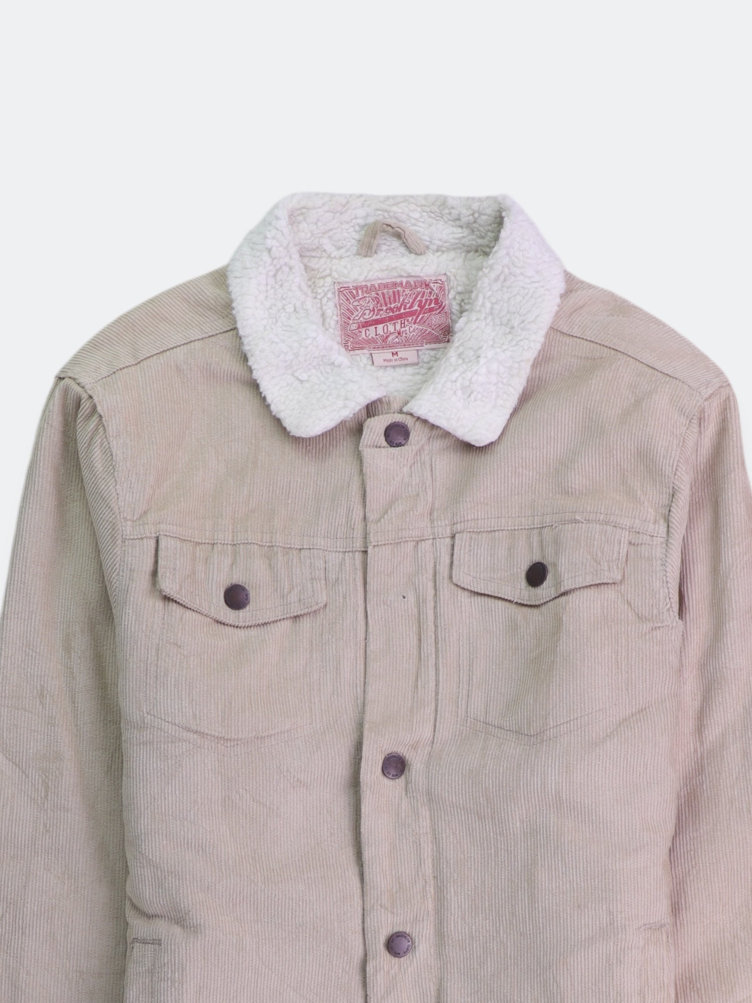 Chaqueta Sherpa Trucker Corduroy - Hombre - Medium