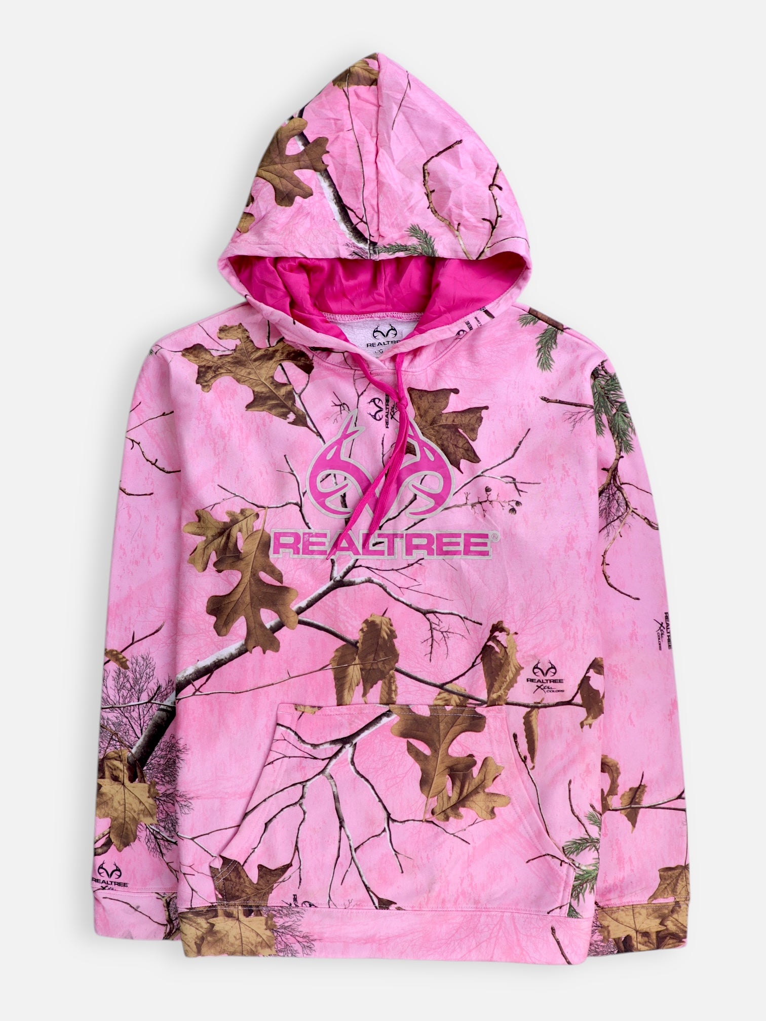 Sudadera Hoodie Camuflaje - Mujer - Large