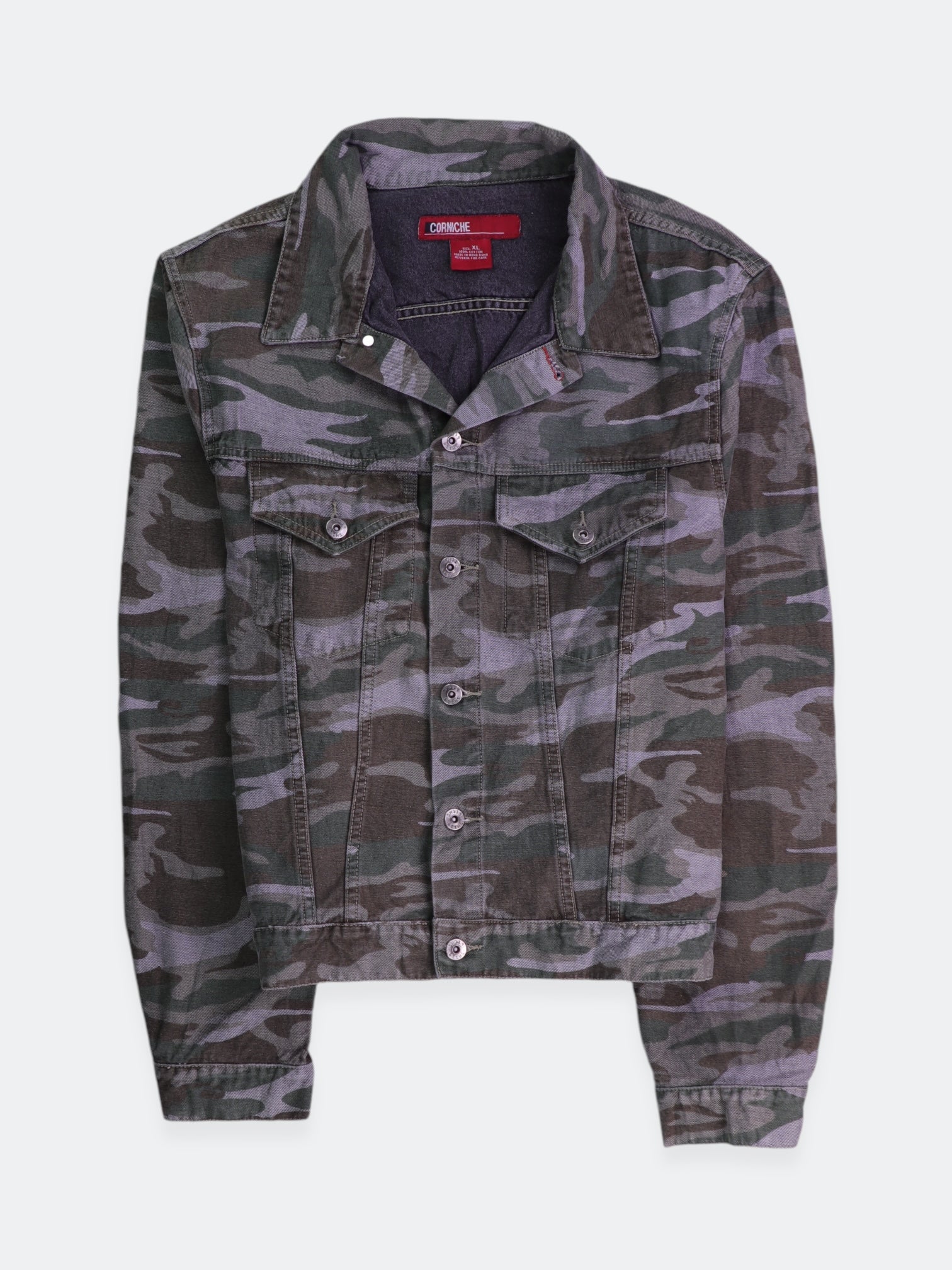 Chaqueta Denim  Militar - Hombre - XL