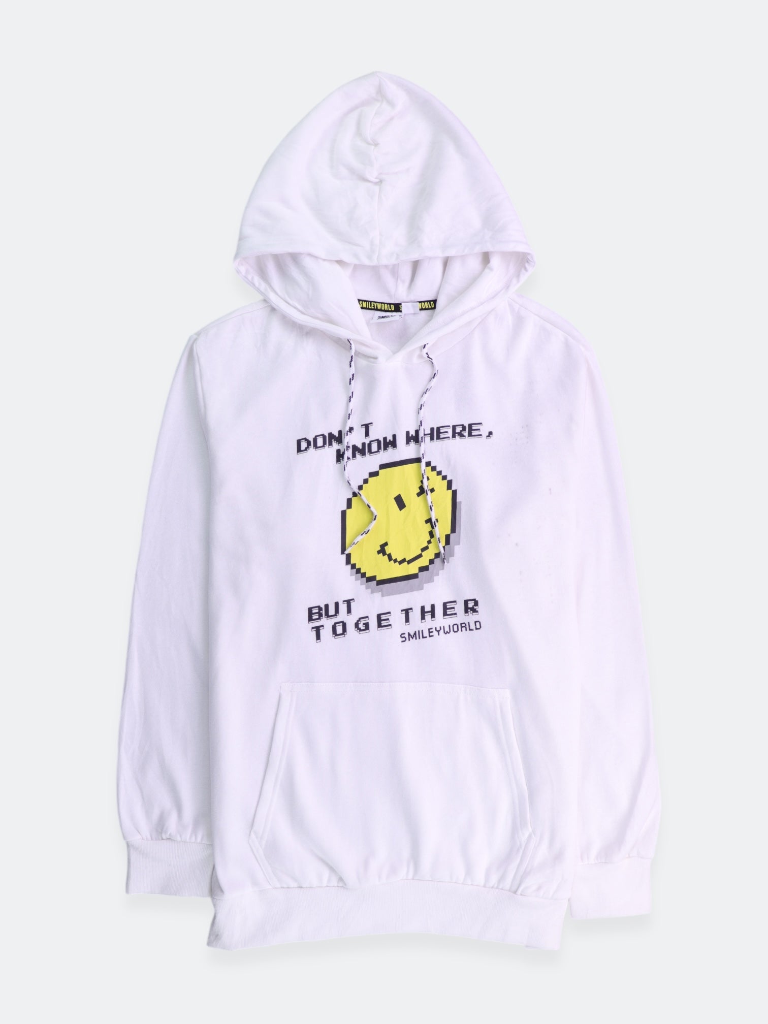 SMILEY Sudadera Hoodie Basic - Hombre - Medium