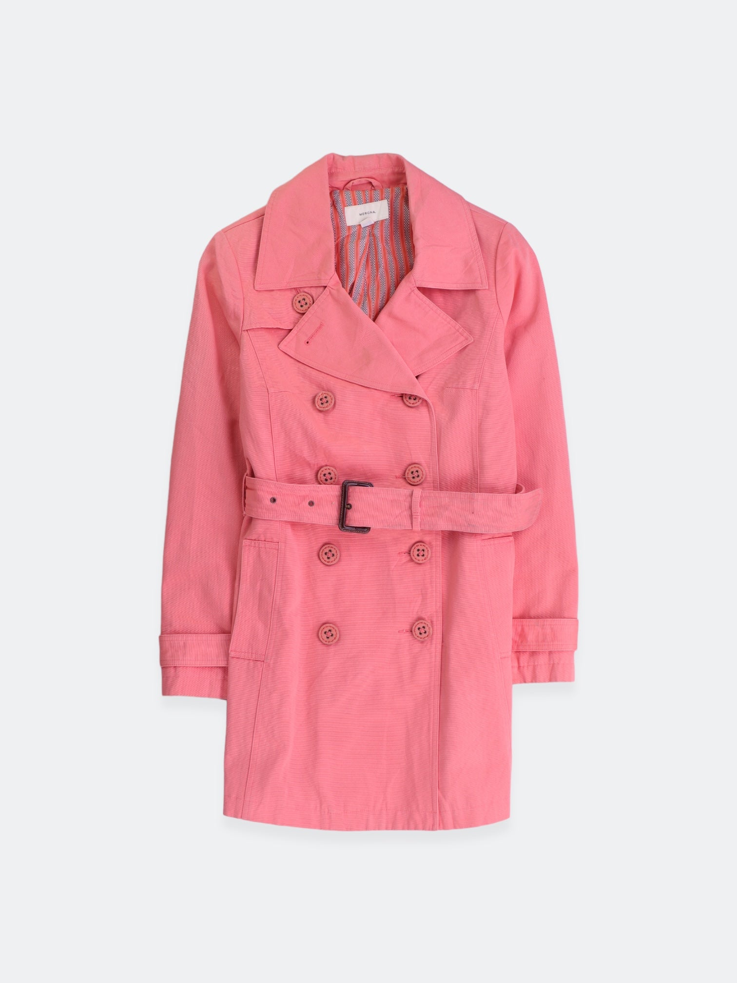 MERONA Abrigo Trench Coat Casual - Mujer - Small