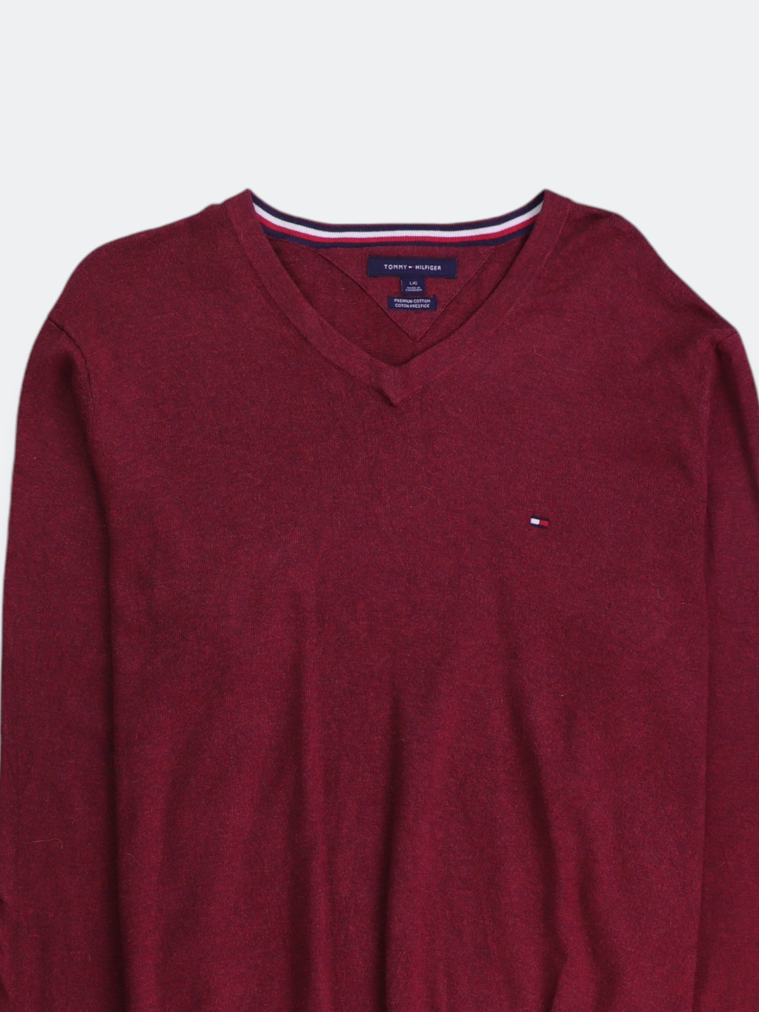 Tommy Hilfiger Sueter Knit Casual - Hombre - Large