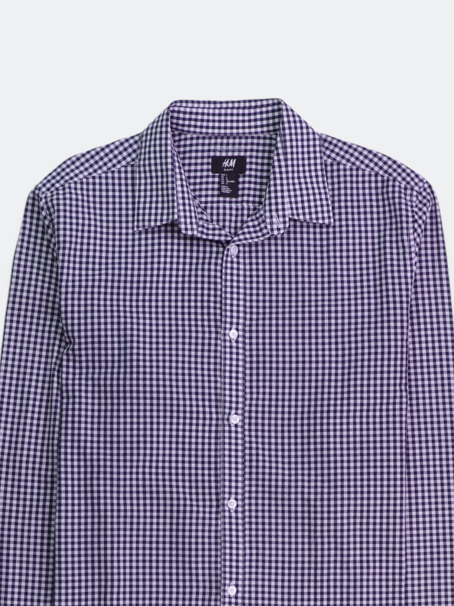 H&M Camisa Casual - Hombre - Large