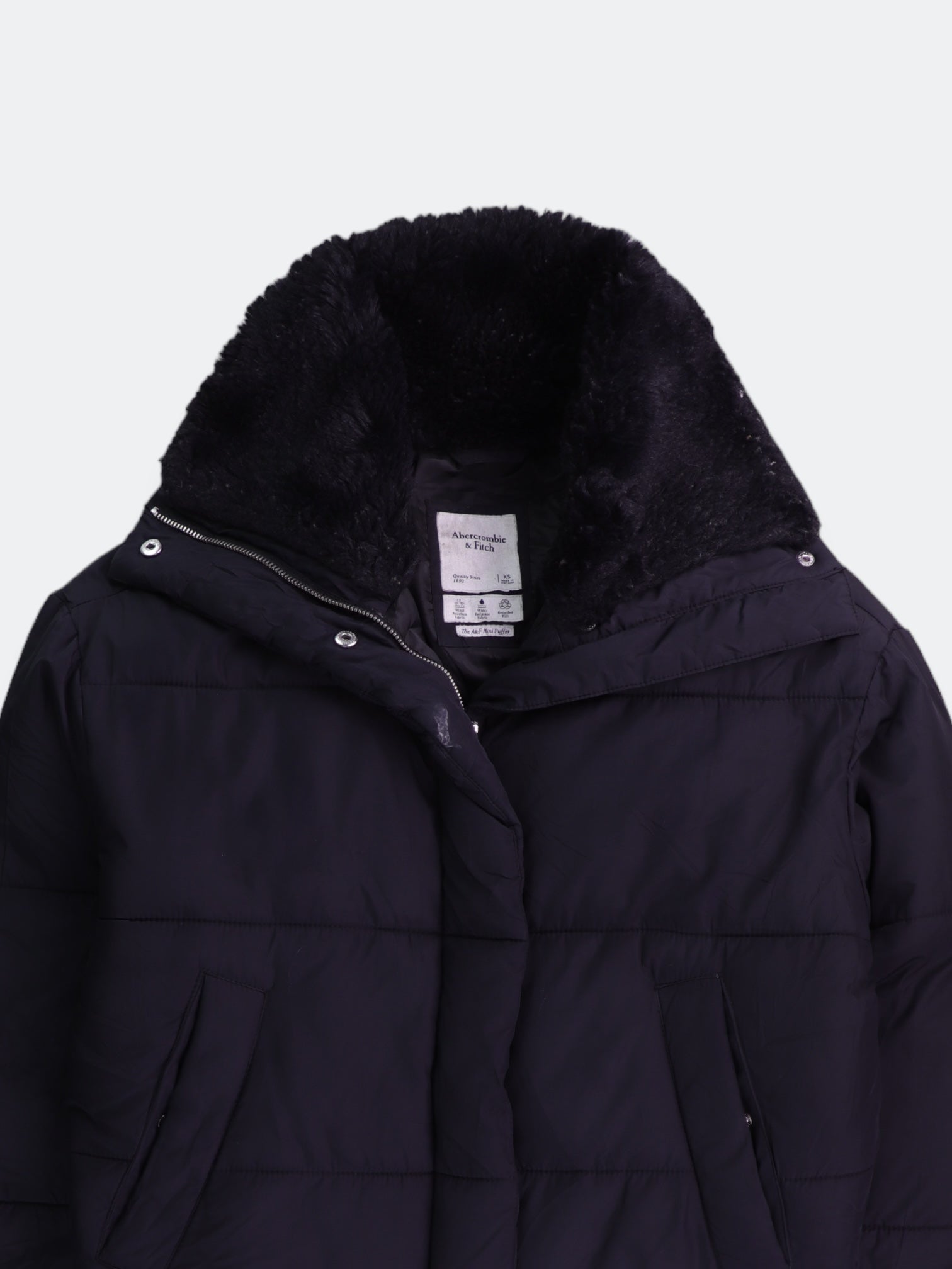 Abercrombie & Fitch Chaqueta Puffer Impermeable - Mujer - XS