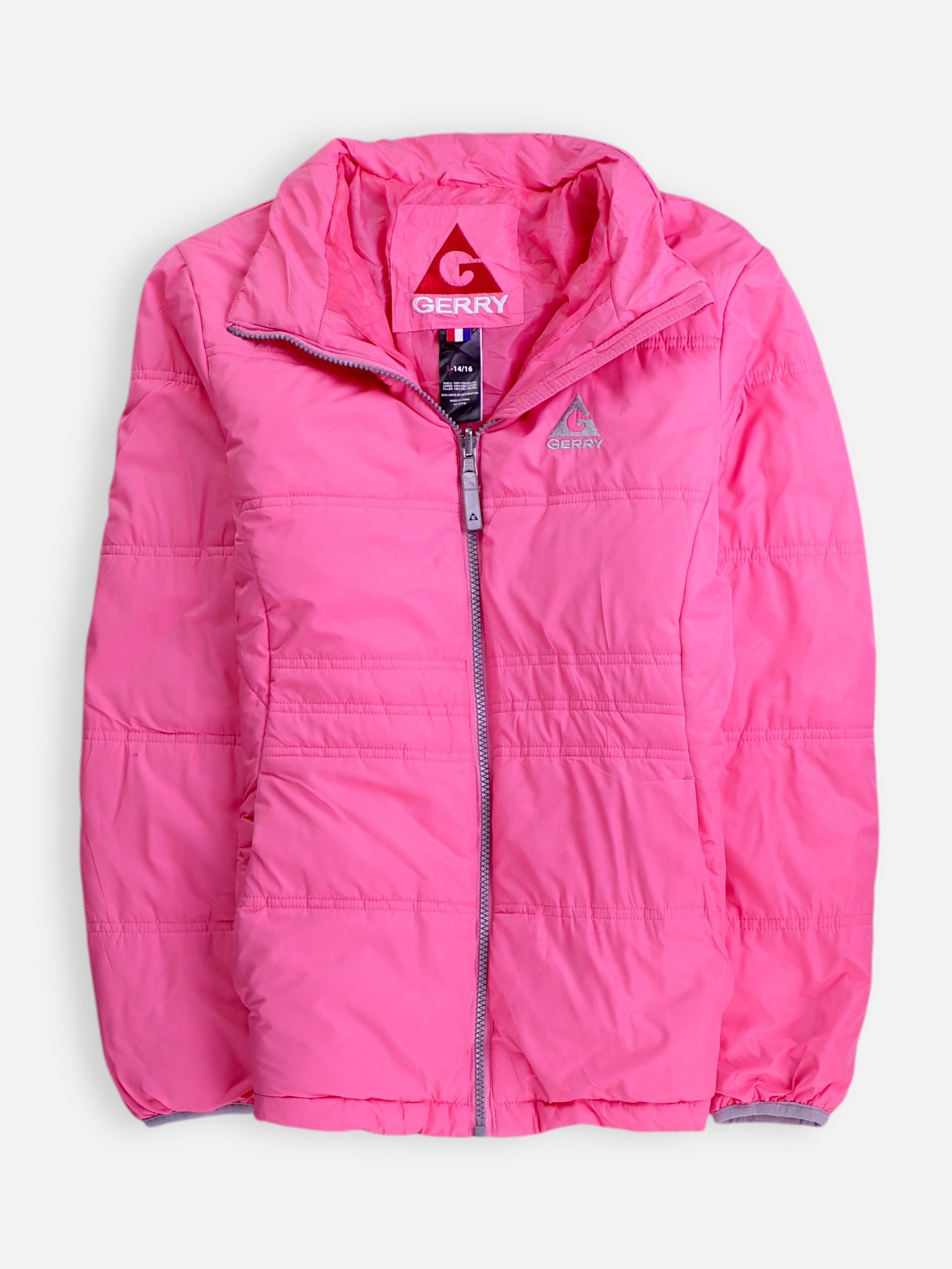 GERRY Chaqueta Puffer Impermeable - Niña - Large - 14-16Y (Años)