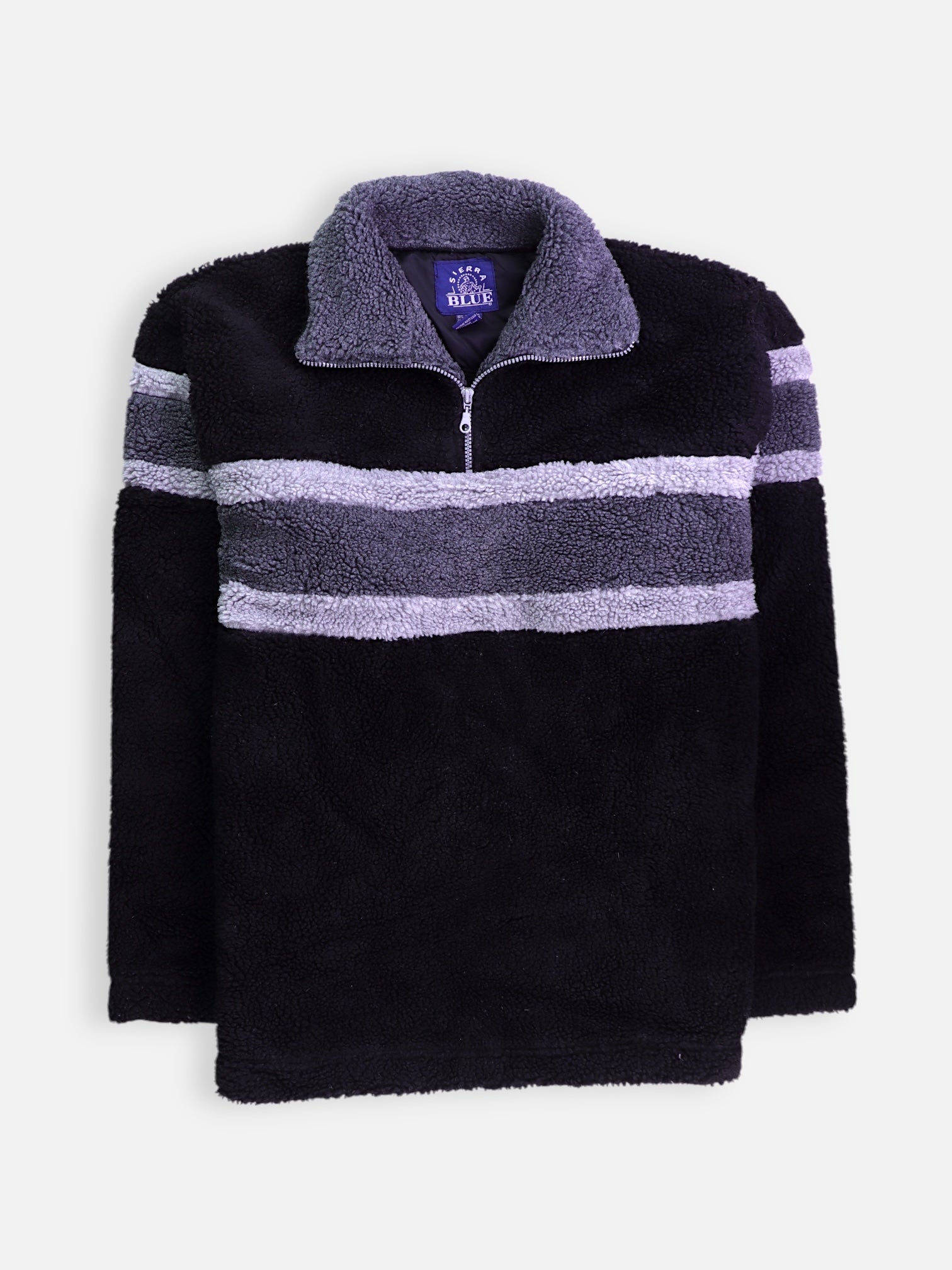 Sueter Fleece Color Block - Hombre - Large