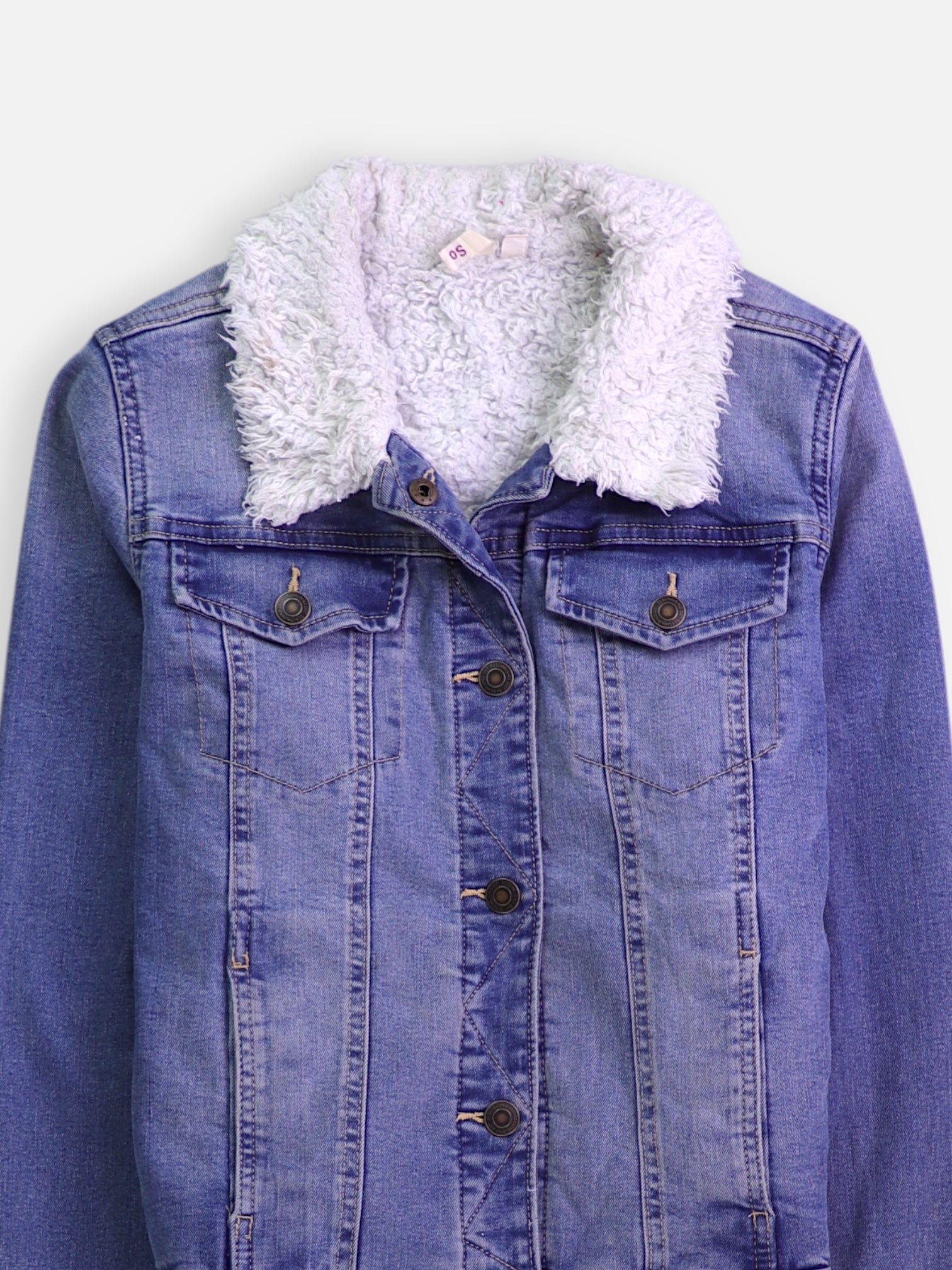 Chaqueta Sherpa Trucker Denim - Niña - XL - 18-20Y (Años)