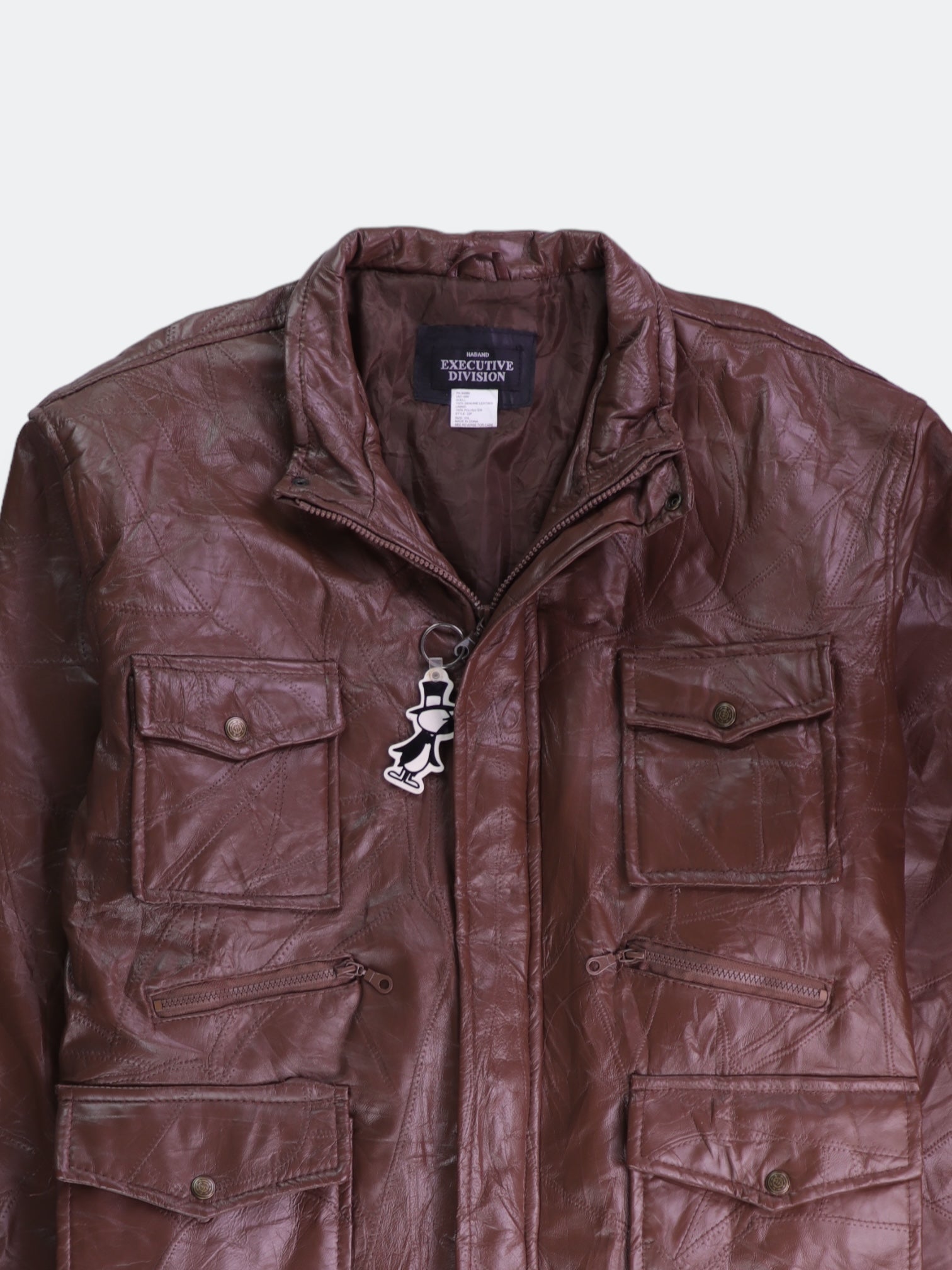 Chaqueta Casual Cuero - Hombre - 3XL