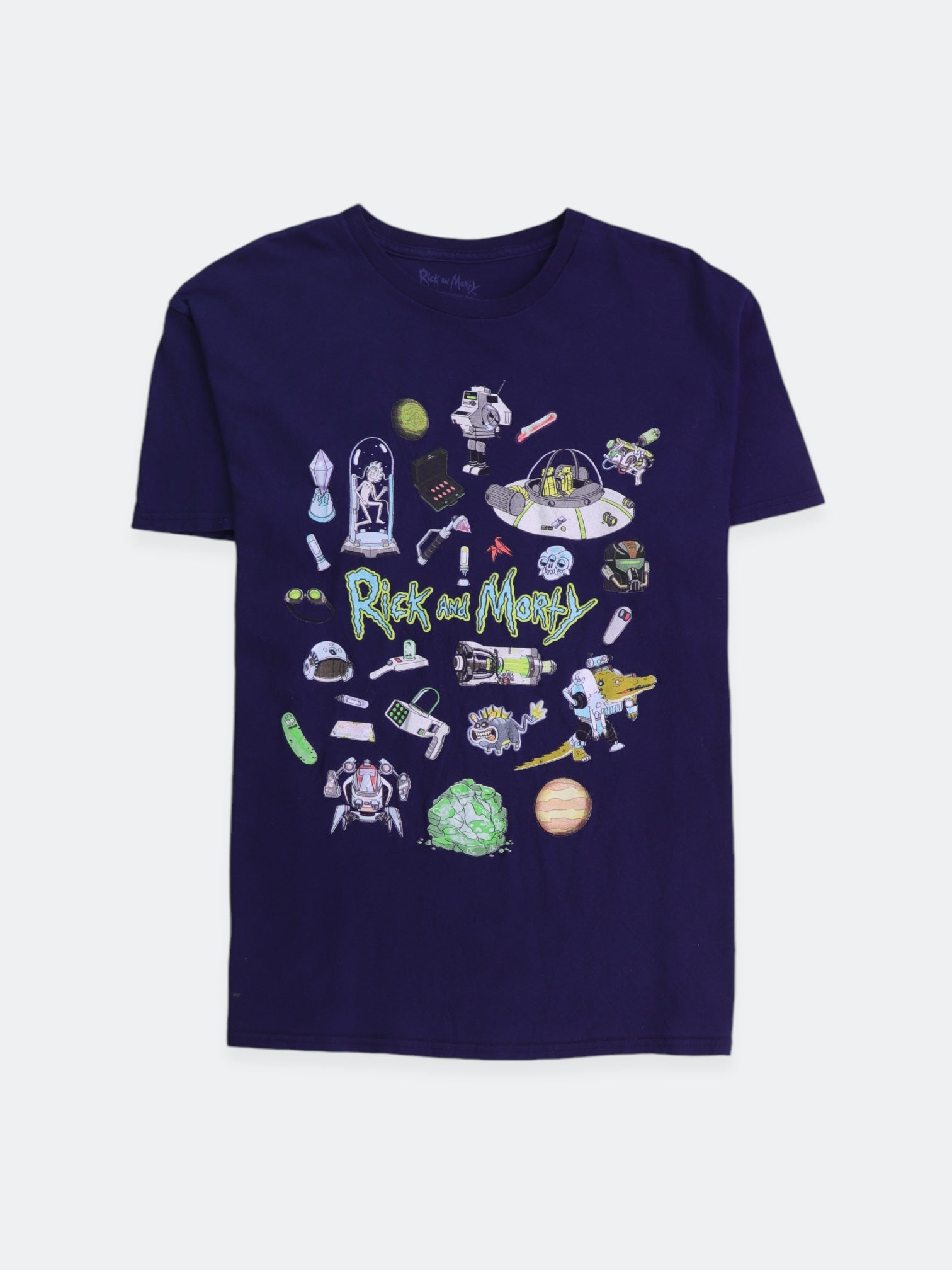 Rick & Morty Camiseta Grafica - Hombre - Large