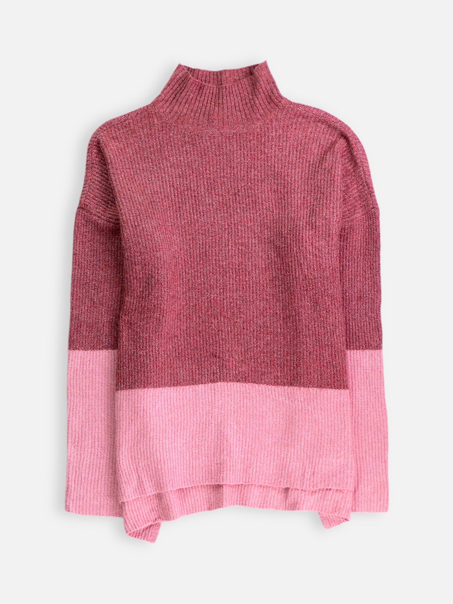 Sueter Knit Color Block - Mujer - Medium