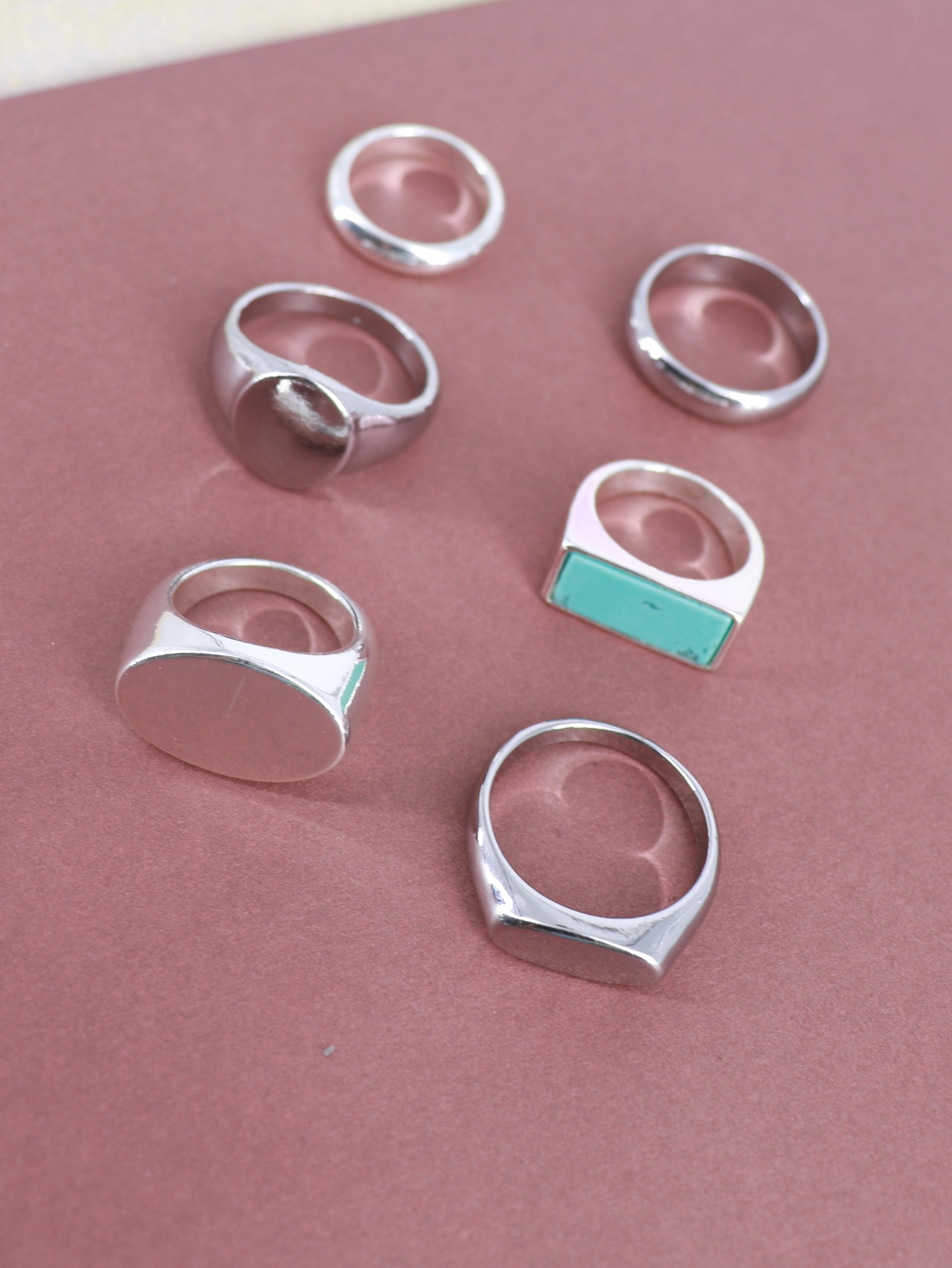 Anillo Set of 6 - Hombre - Talla Única (One Size)