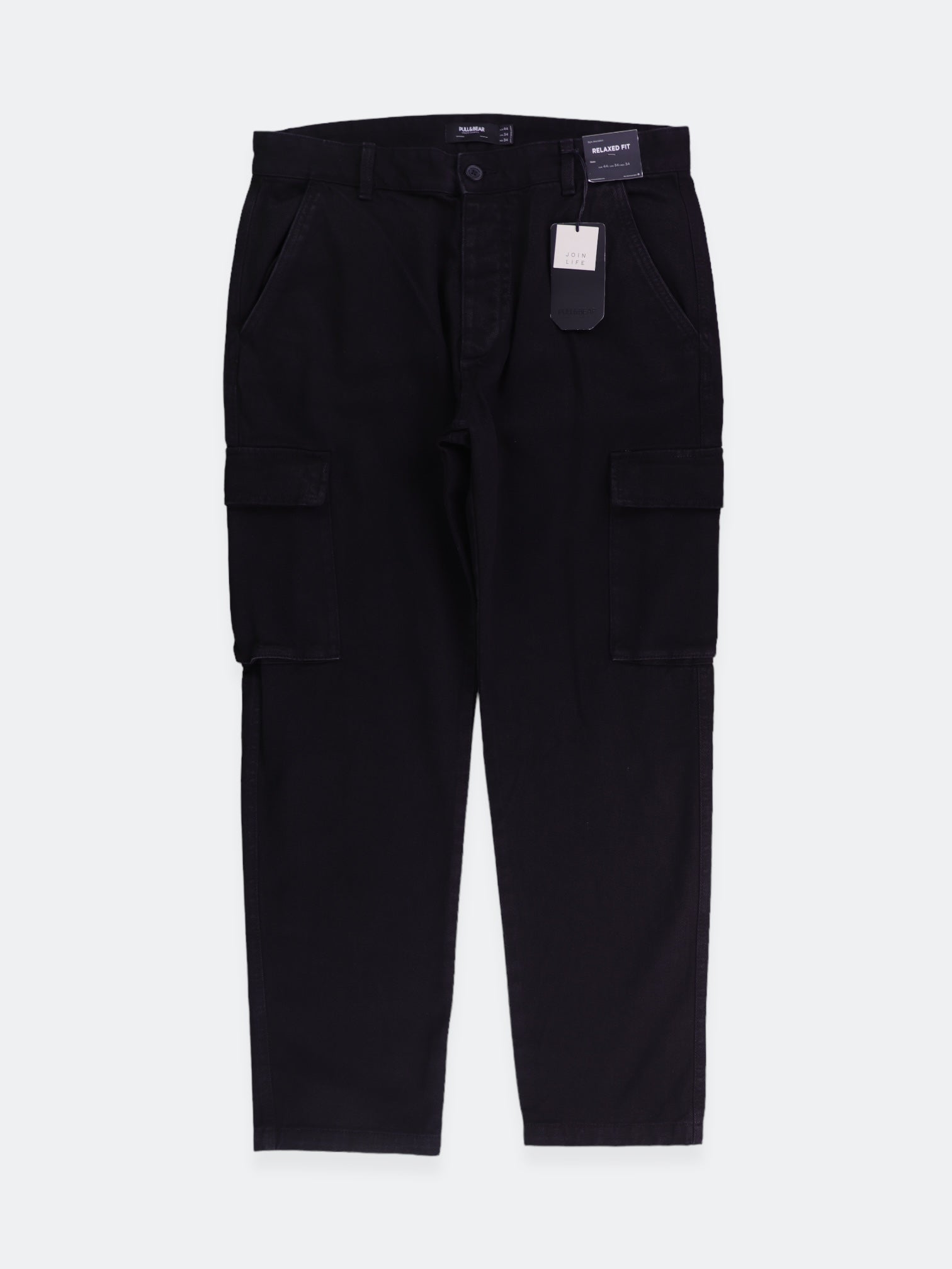 Pull and Bear Pantalon Regular Fit Cargo - Hombre - 34'