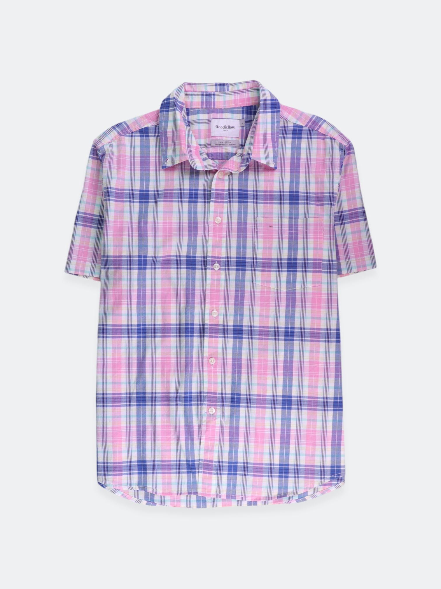 Goodiefellow Camisa Plaid Types - Hombre - Large