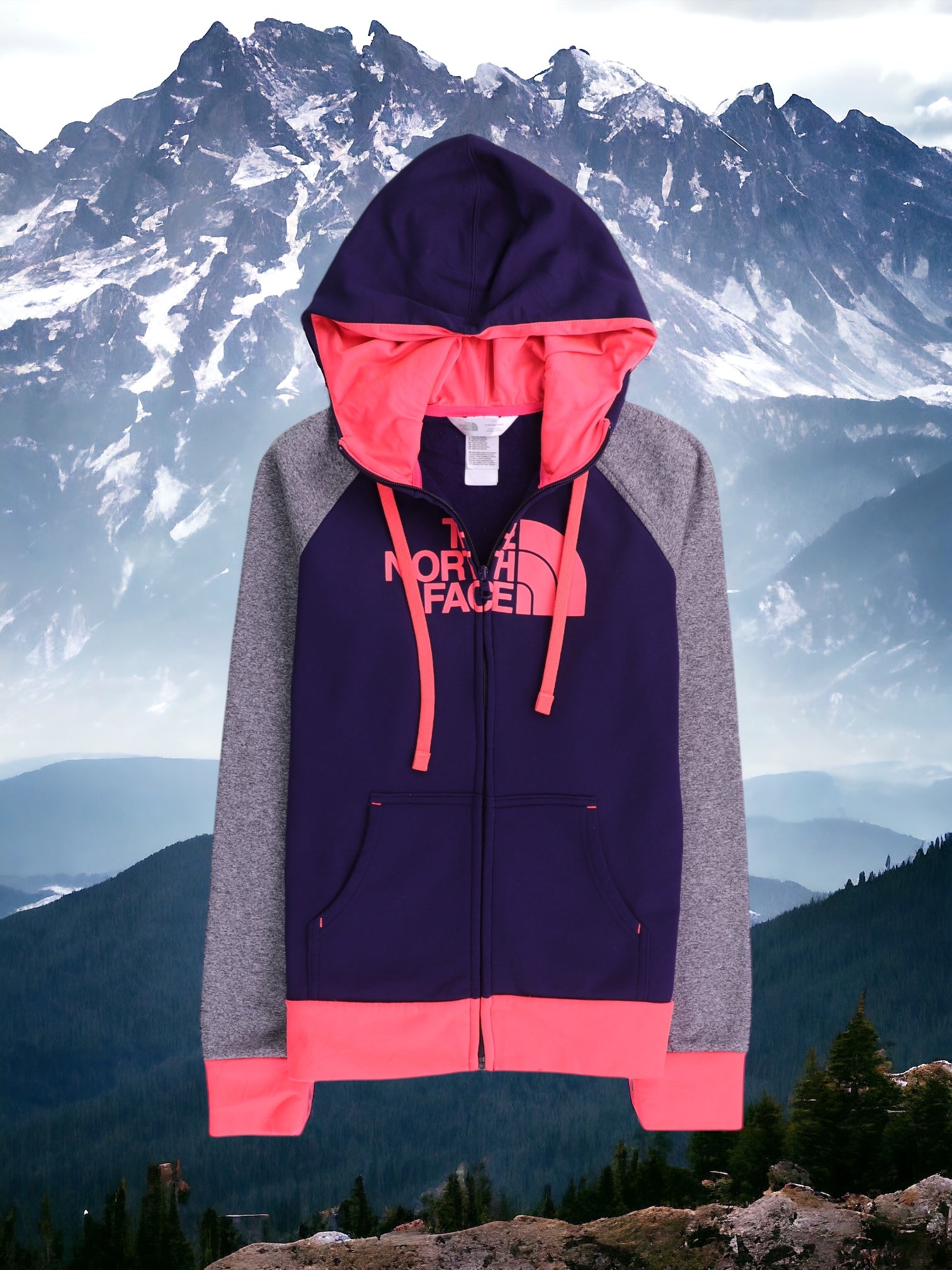 The North Face Sudadera Hoodie Color Block - Mujer - Small