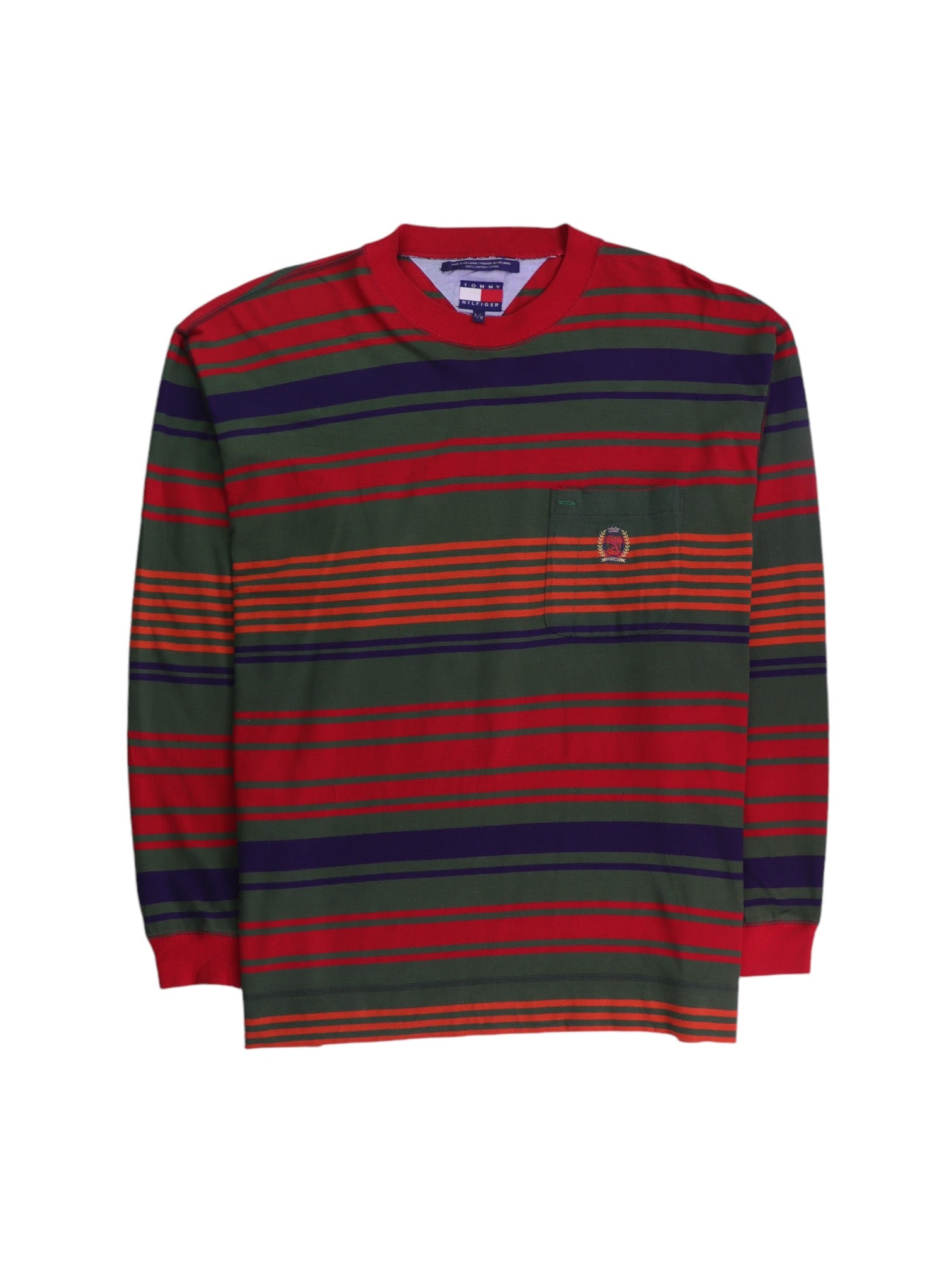 Tommy Hilfiger Vintage Camiseta Color Block - Hombre - Large