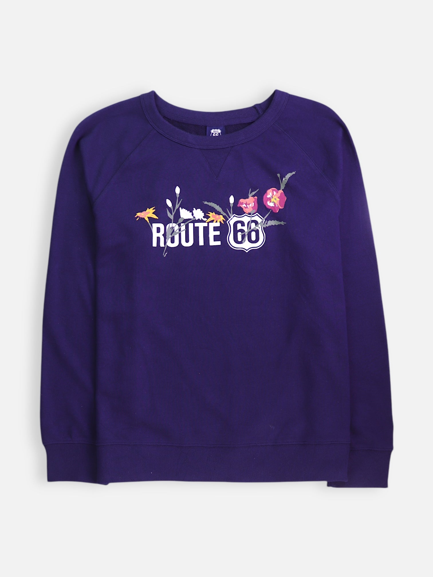 ROUTE 66 Sudadera Sweatshirt Basic - Mujer - XL