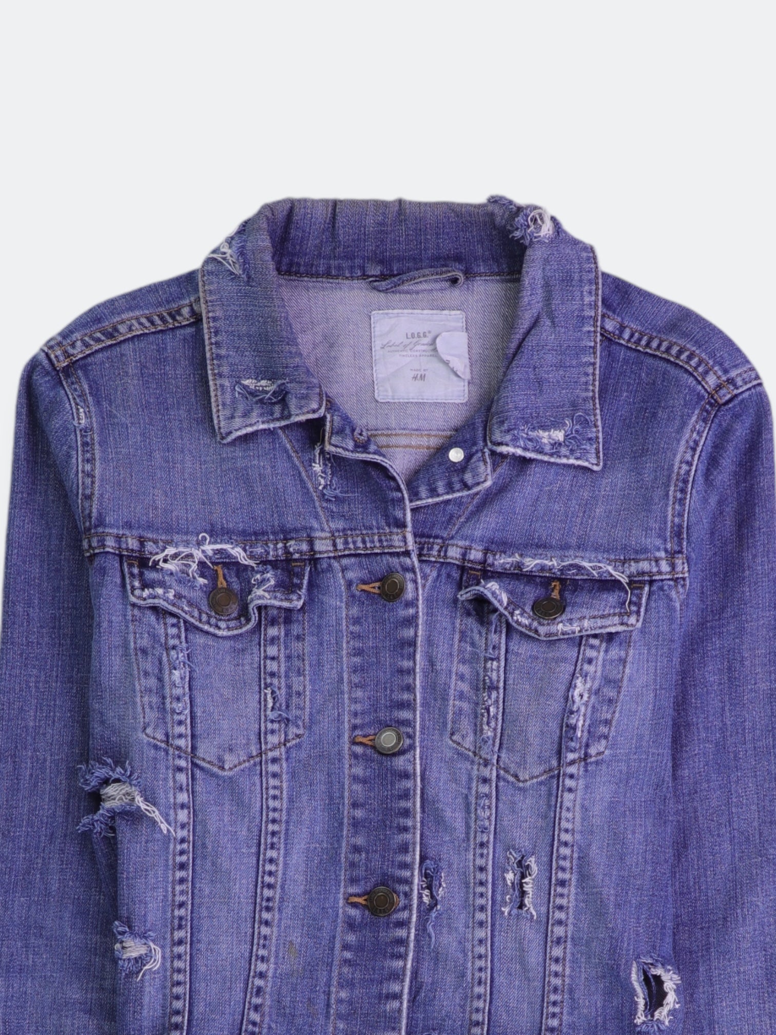 H&M Chaqueta Denim  Basic - Mujer - 16