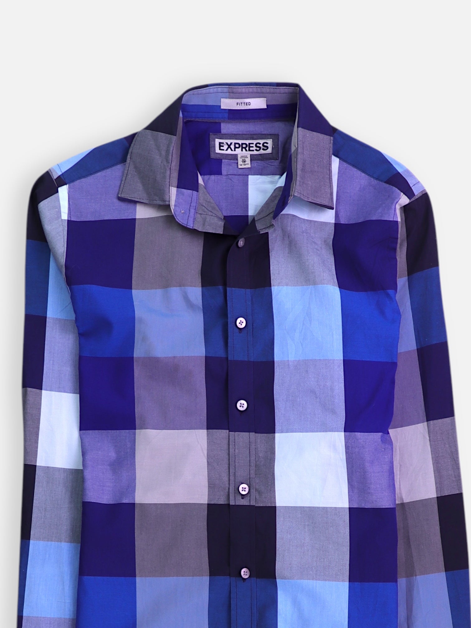 EXPRESS Camisa Color Block - Hombre - XS