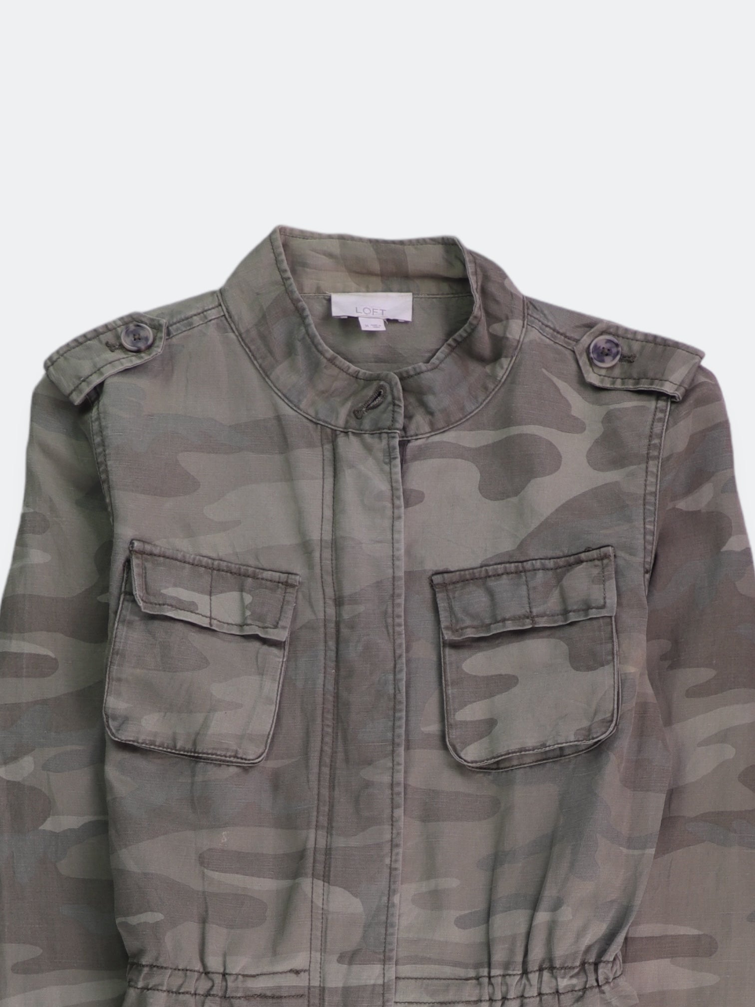 LOFT Chaqueta Casual Militar - Mujer - Medium