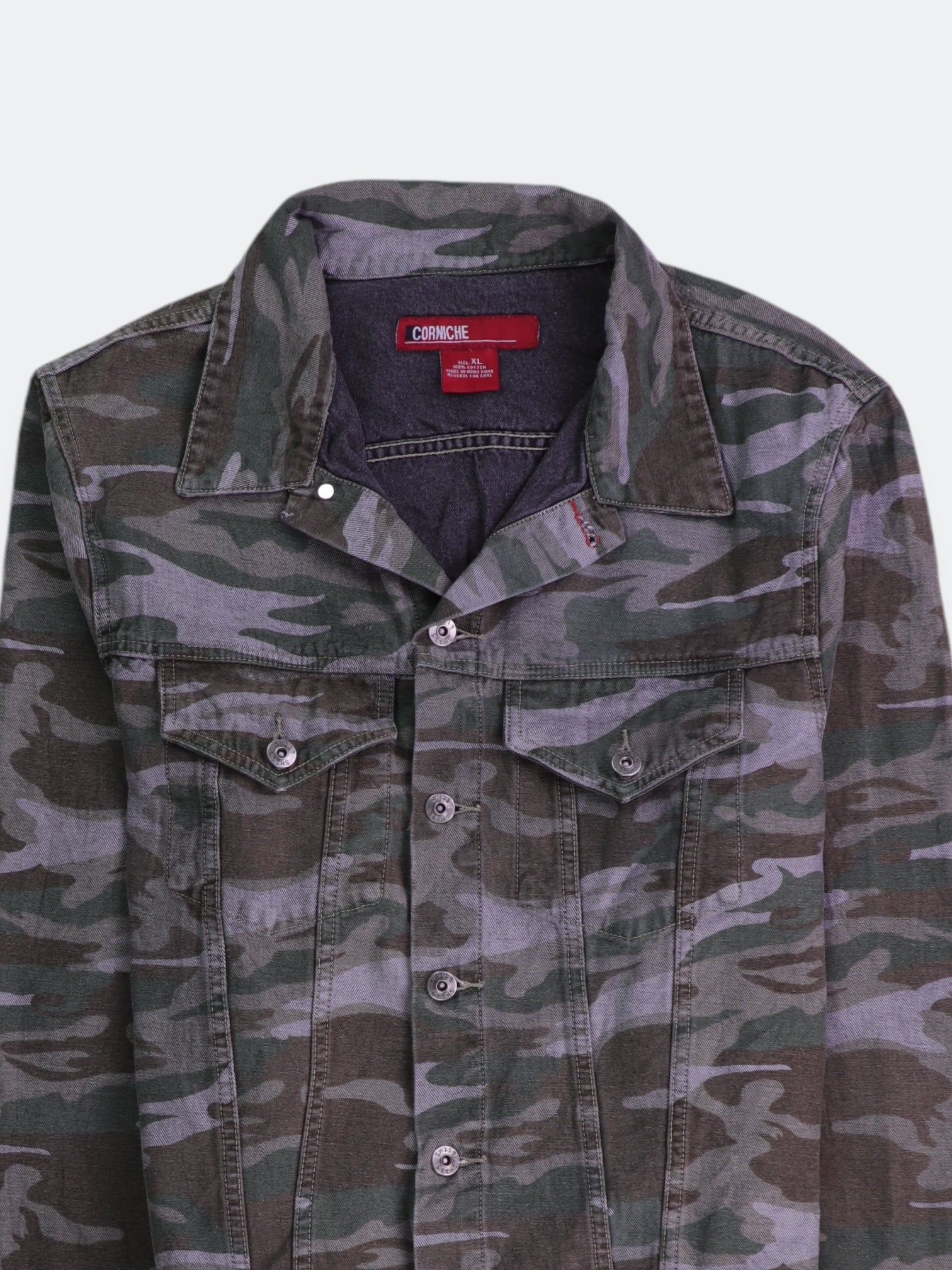 Chaqueta Denim  Militar - Hombre - XL