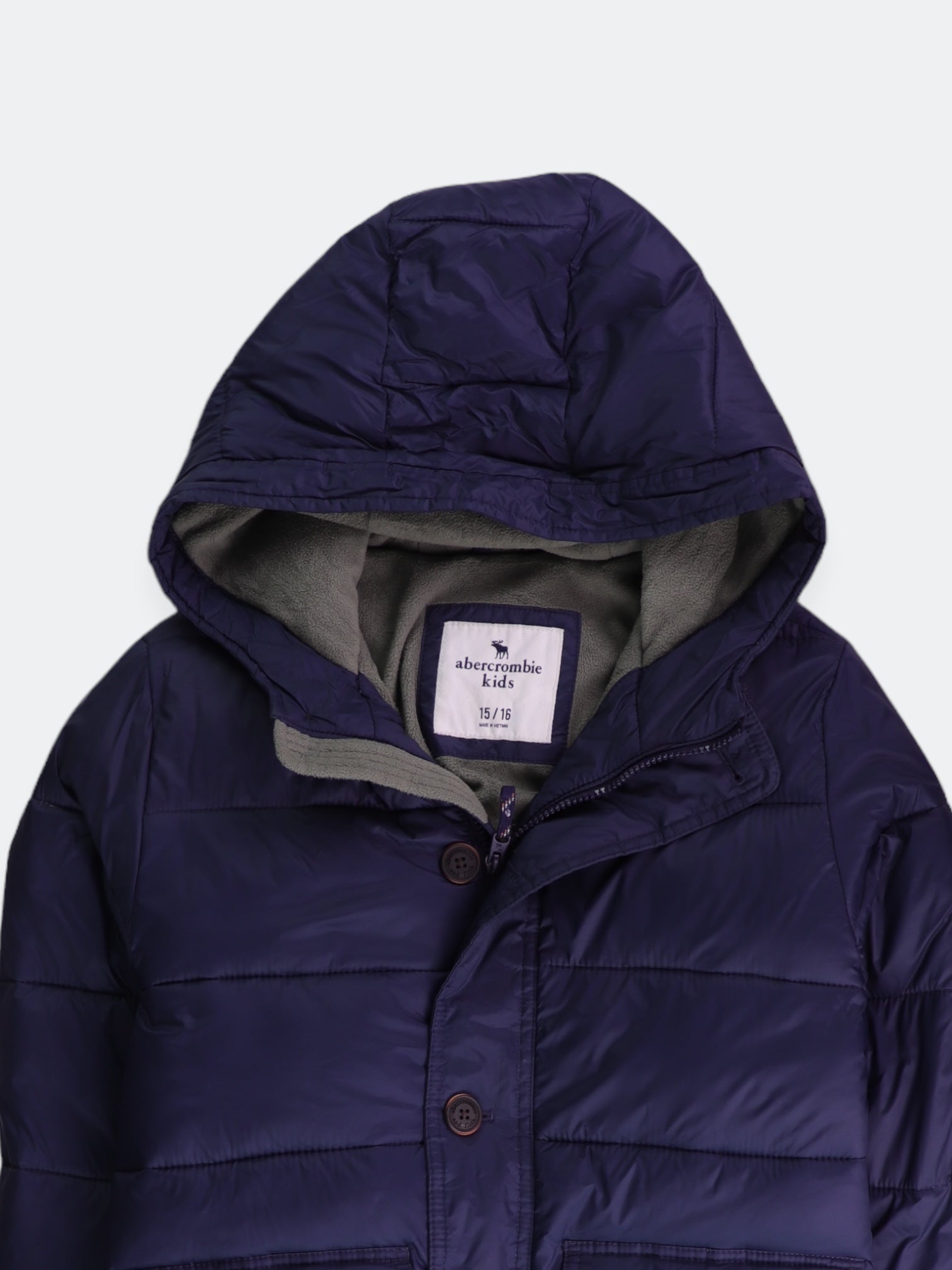 Abercrombie & Fitch Chaqueta Impermeable Puffer - Niño - Medium -  15-16Y (Años)