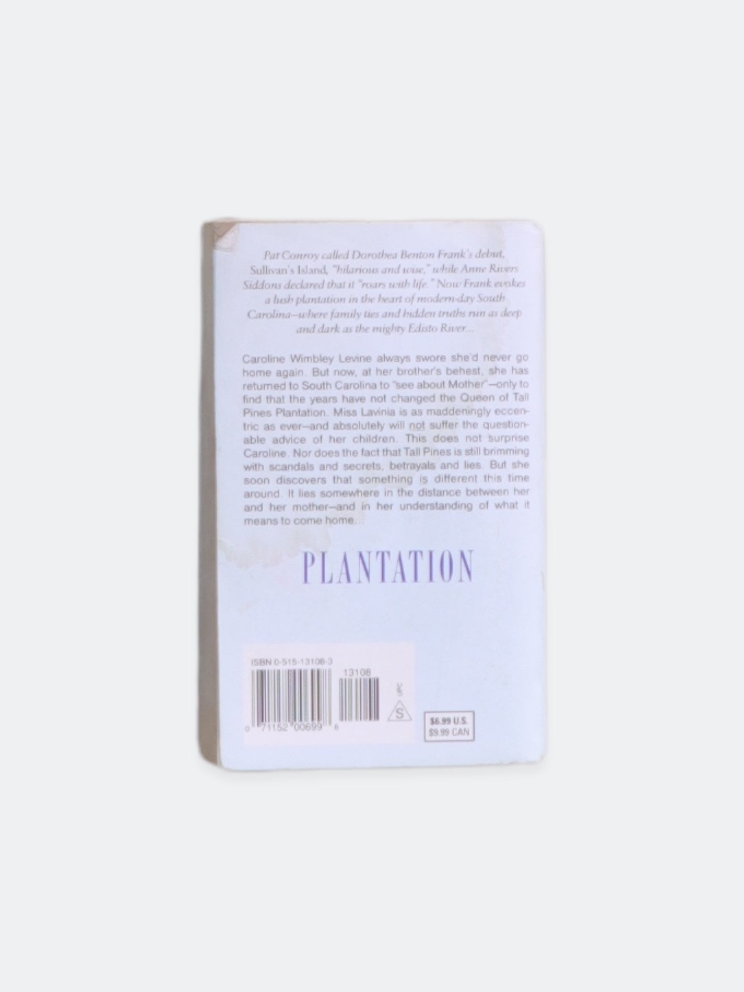 Libro PLANTATION by DOROTHEA BENTON FRANK